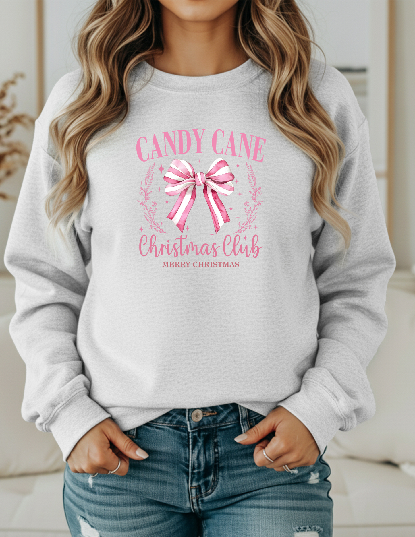Candy Cane Christmas Club Sweatshirt