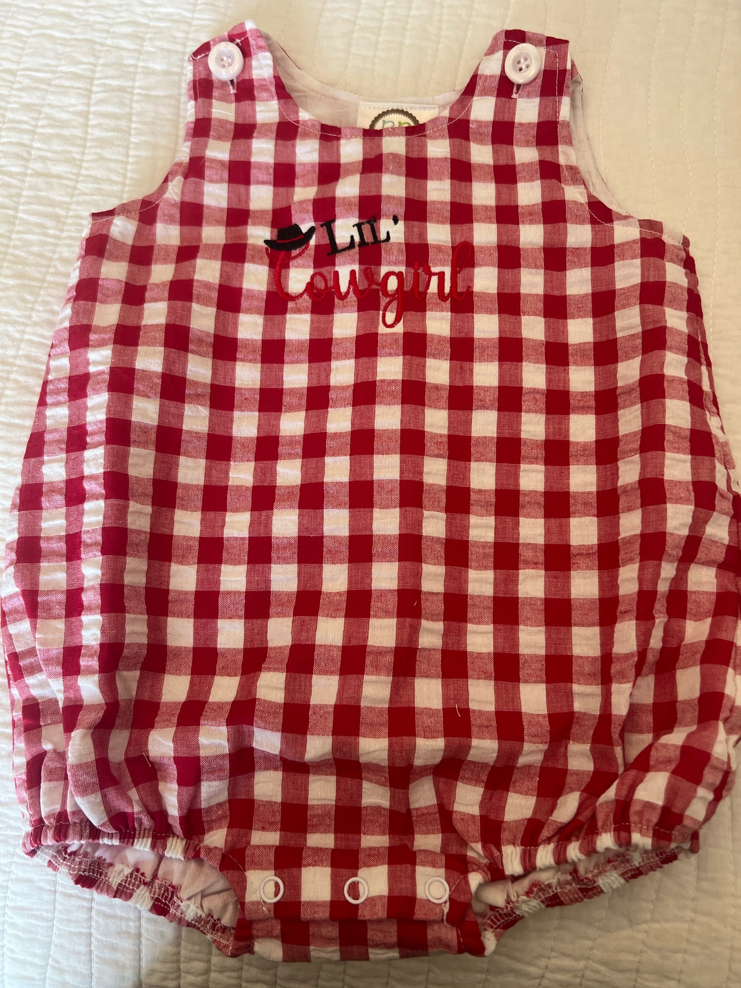 Lil Cowgirl Seersucker