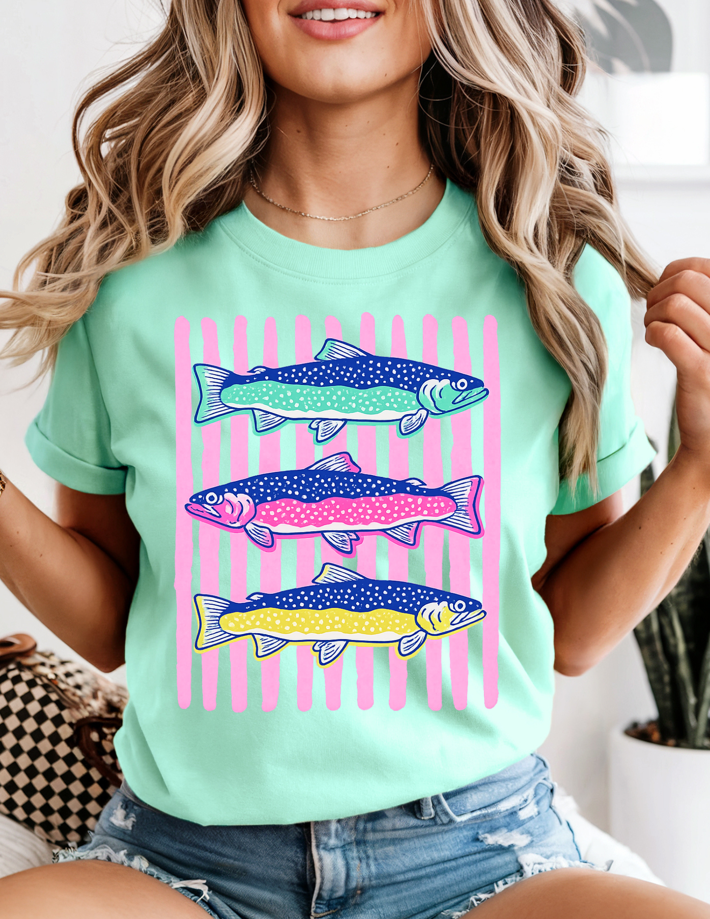 Coastal Catch Stripe Tee