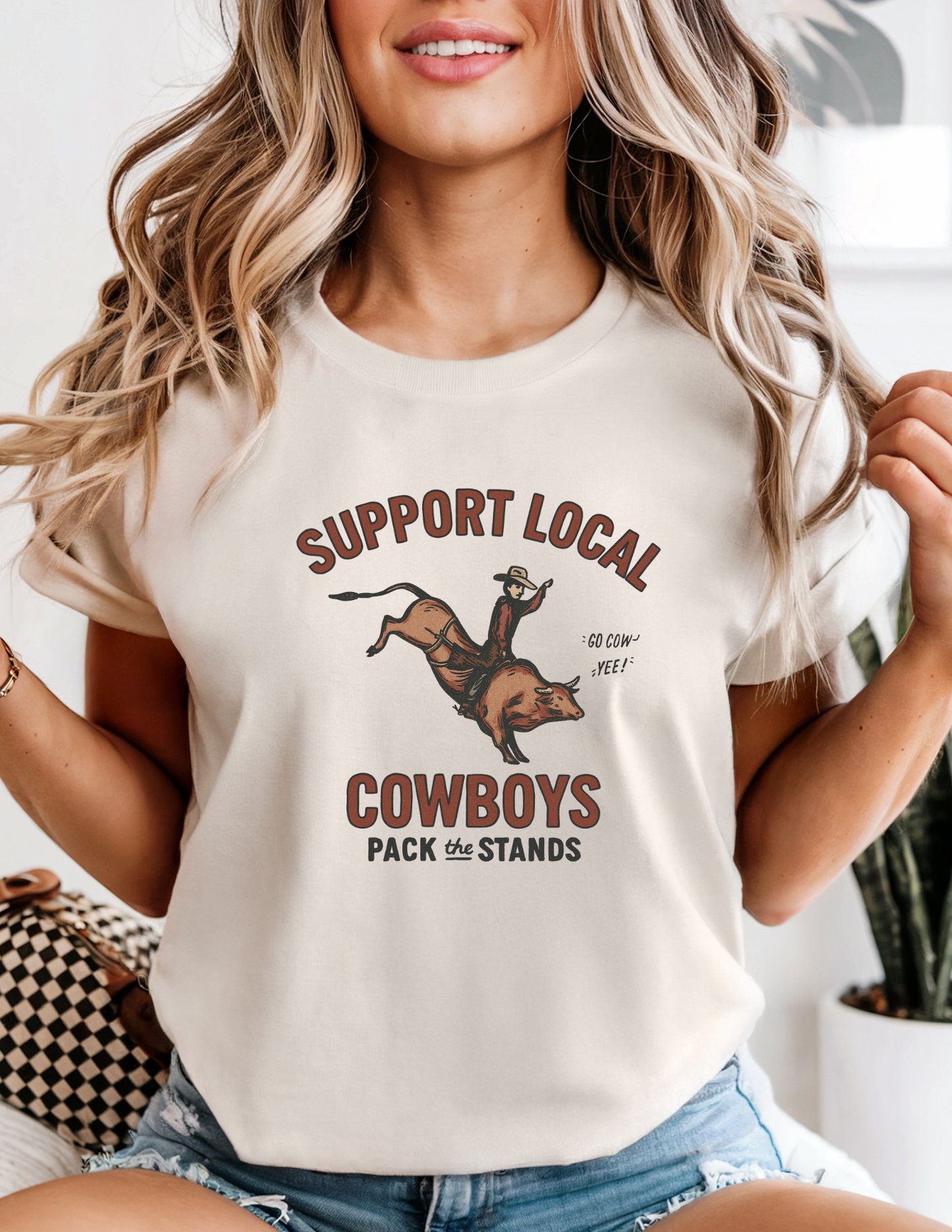 Support Local Cowboys T-Shirt