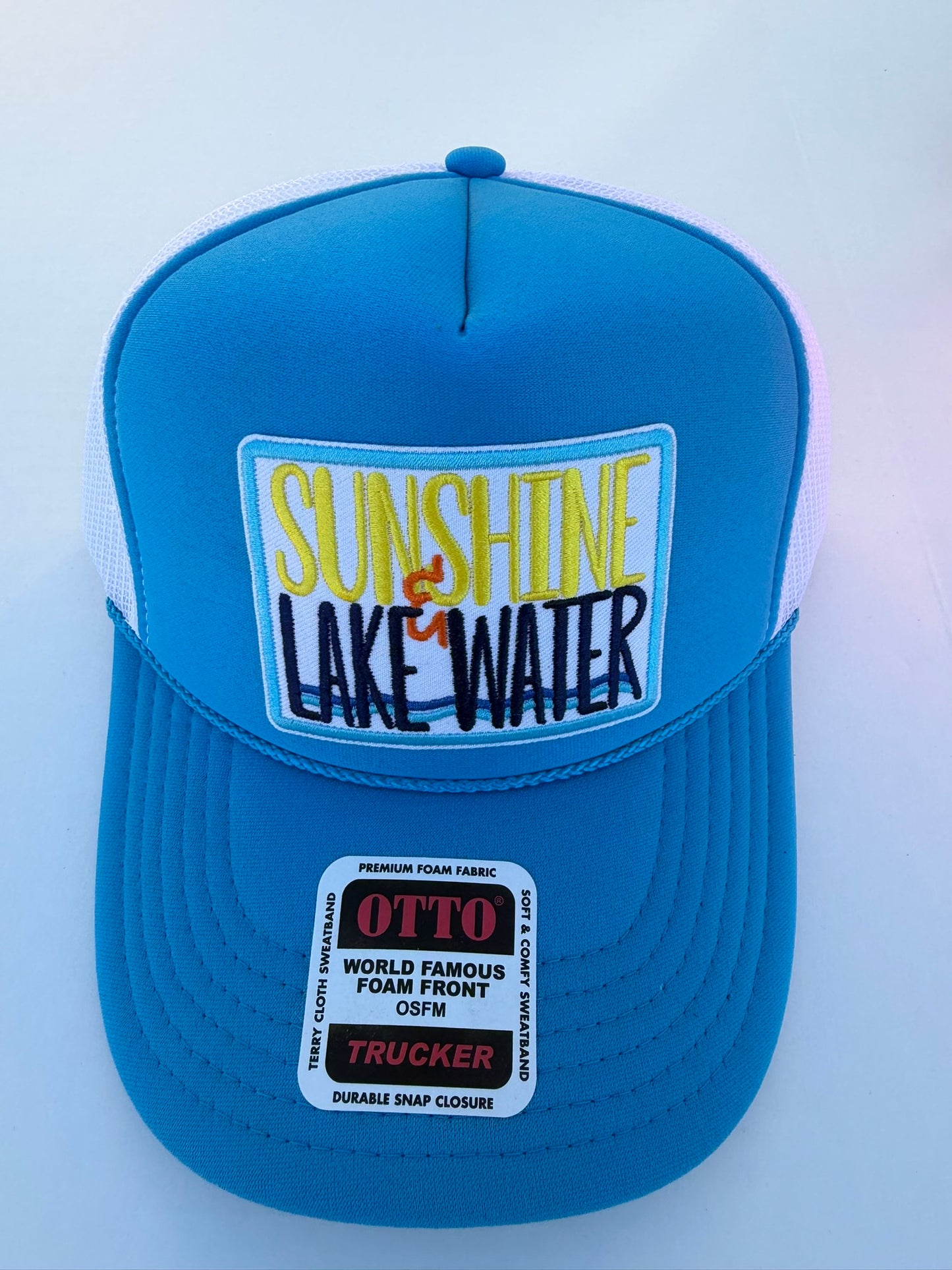 Sunshine And Lake Water Trucker Hat