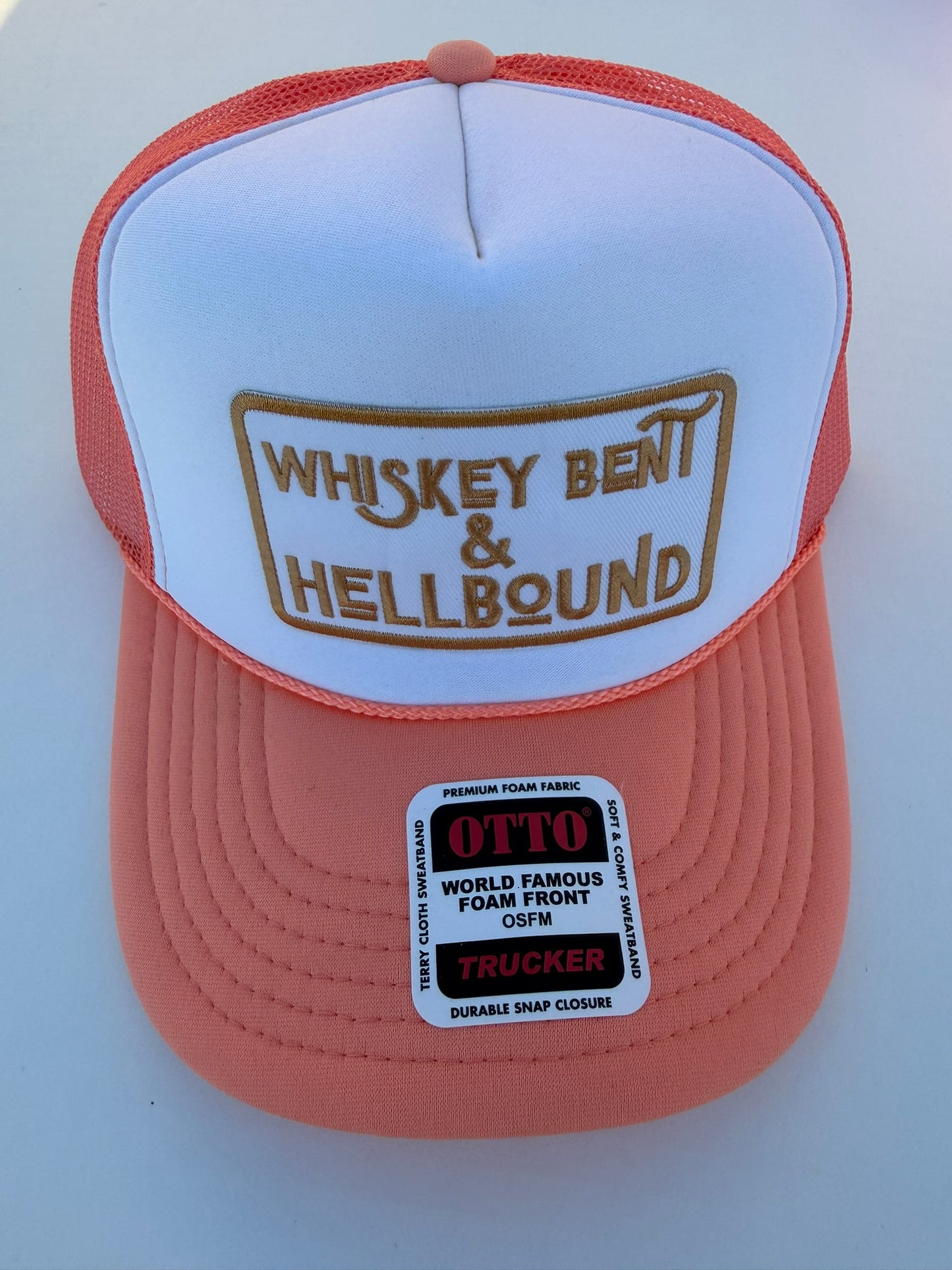 Whiskey Bent & Hellbound Trucker Hat