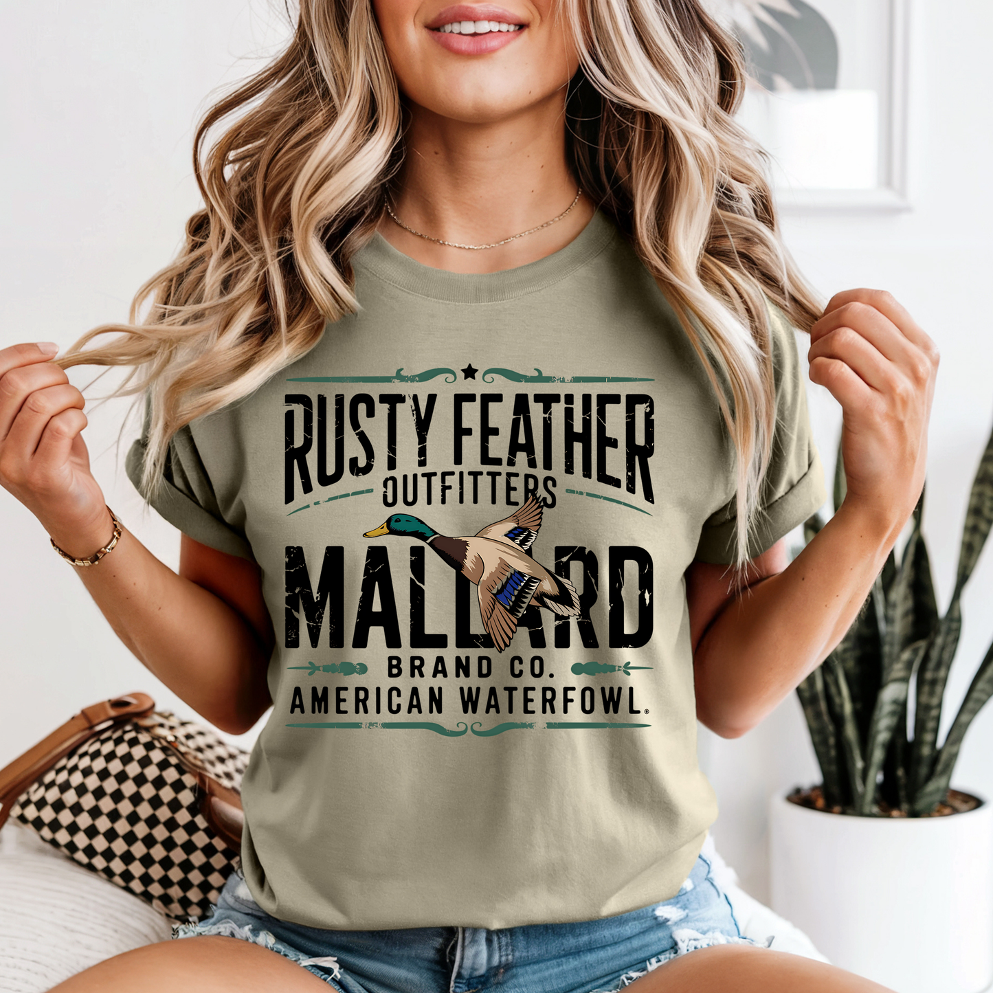 Rusty Feather Mallard Tee