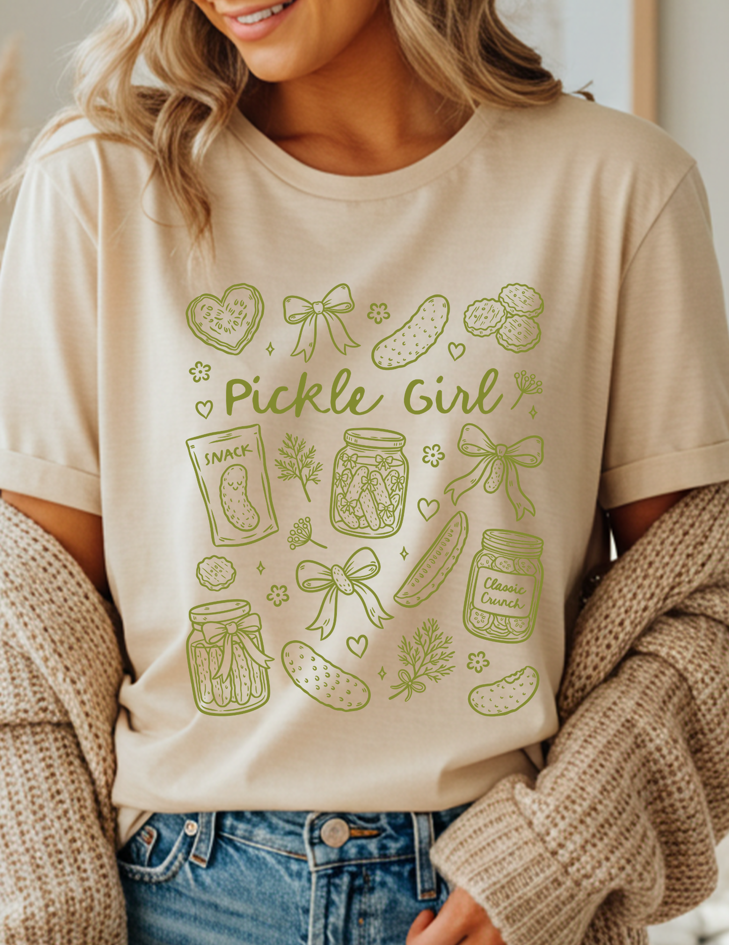 Pickle Girl Doodle Tee