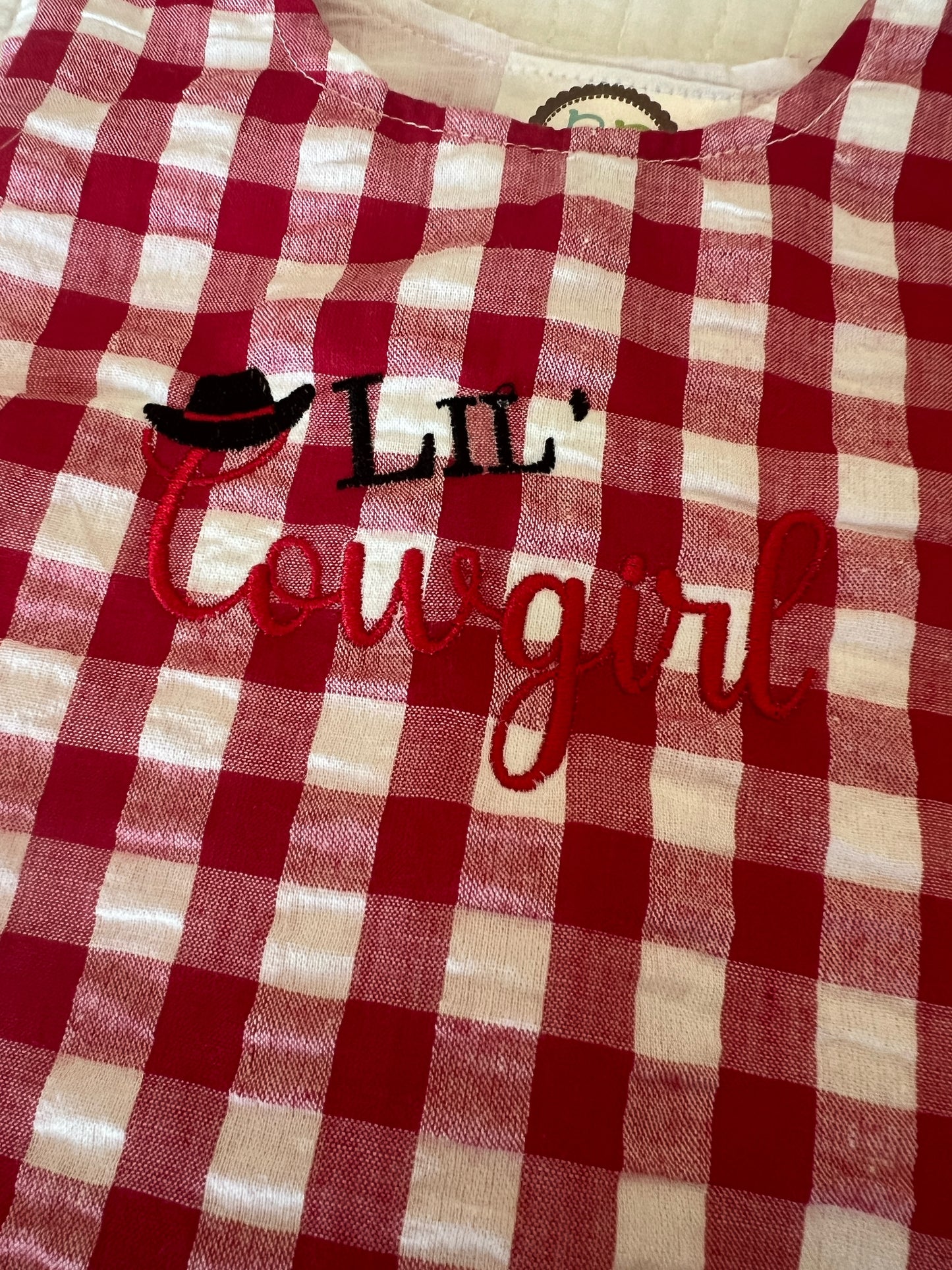Lil Cowgirl Seersucker