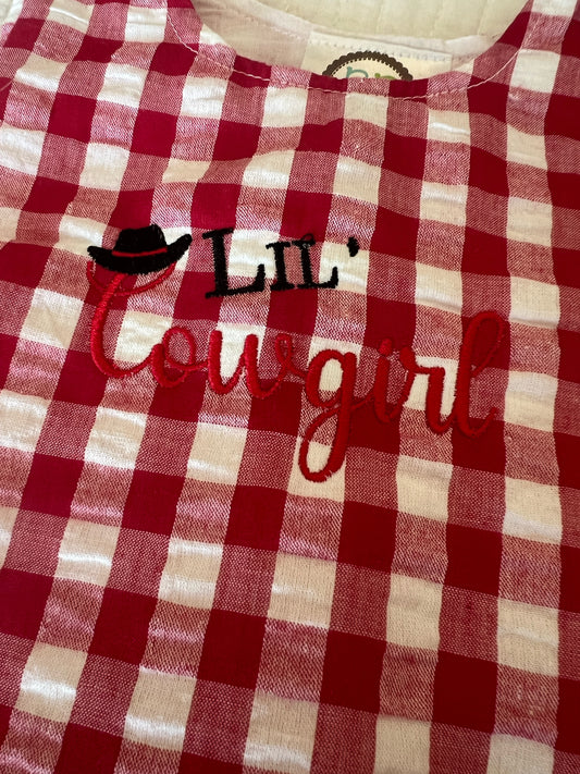 Lil Cowgirl Seersucker