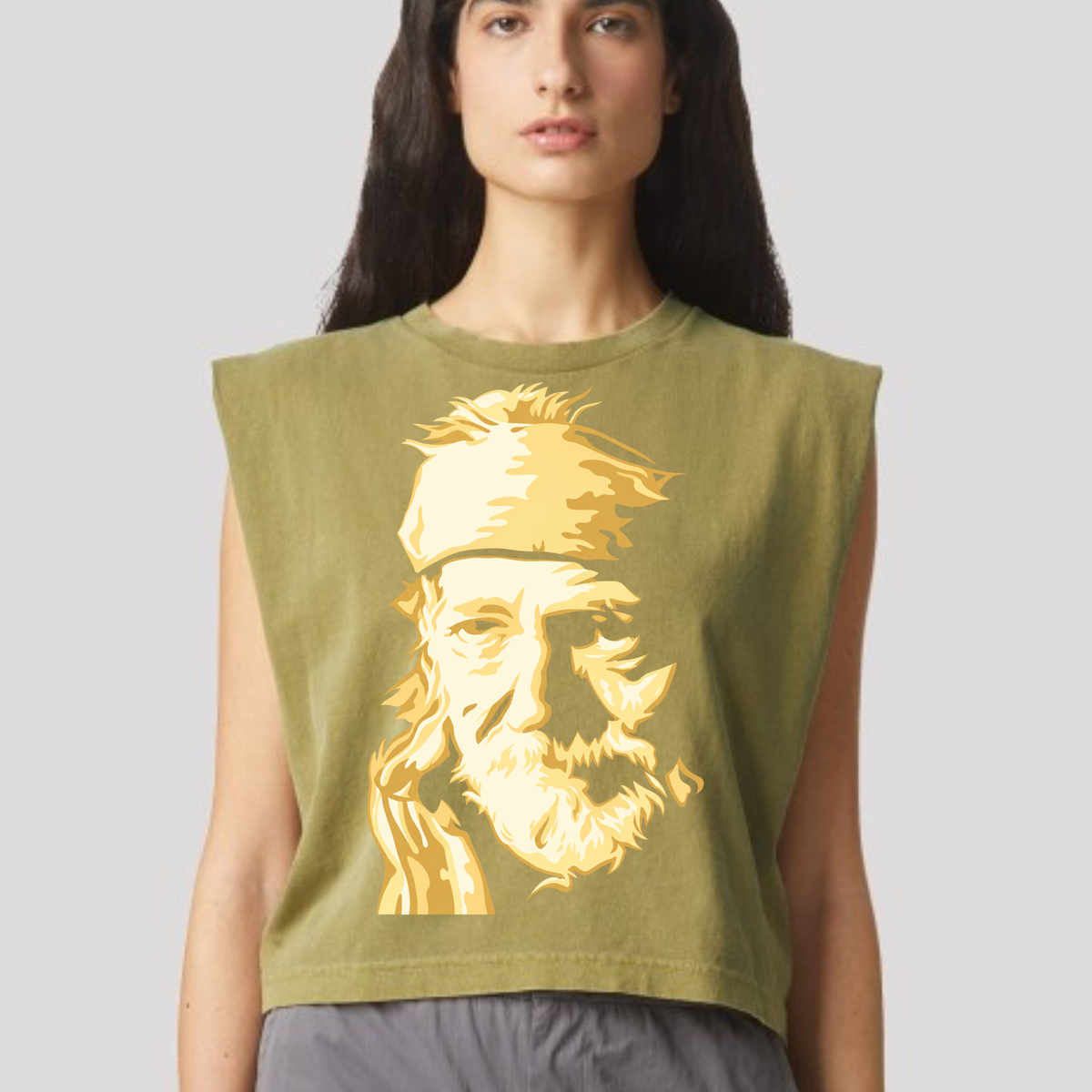 Vintage Willie Nelson Crop Tee