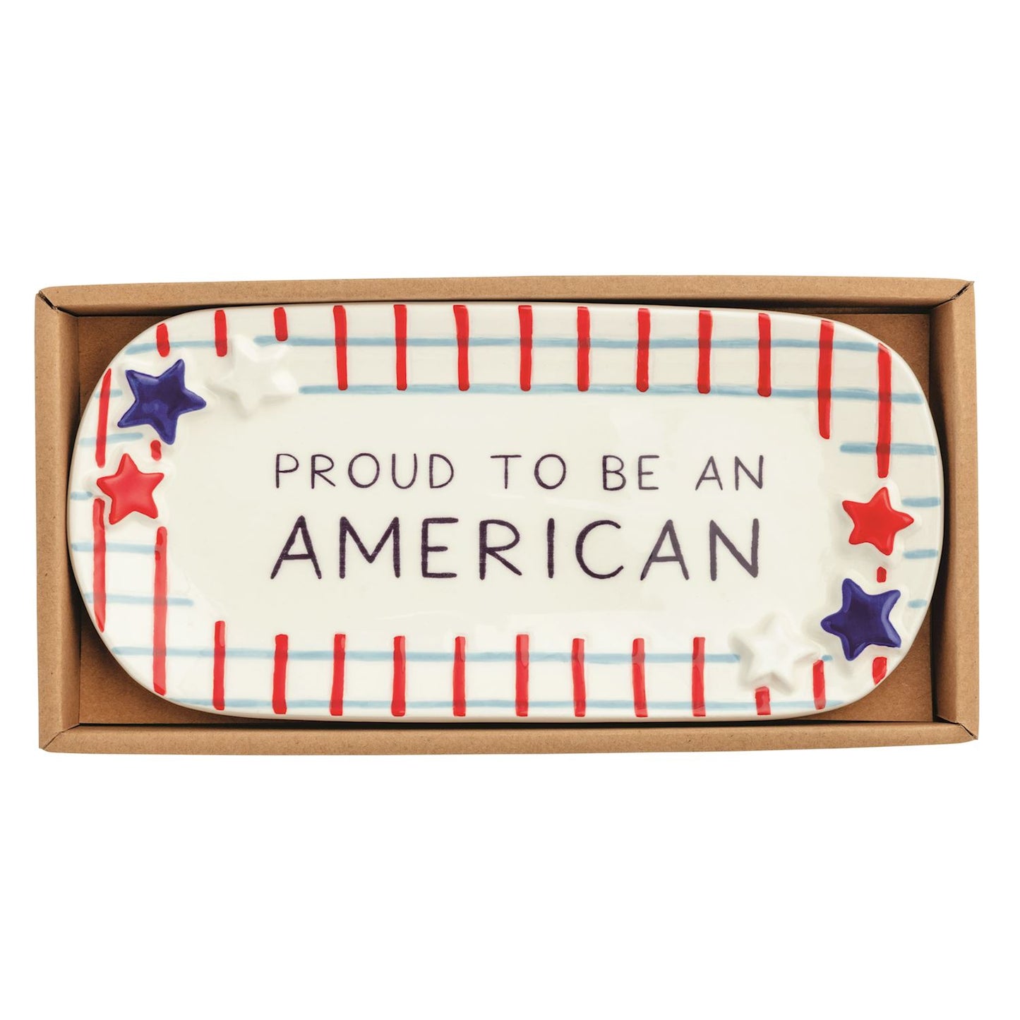 Plaid Americana Everything Tray