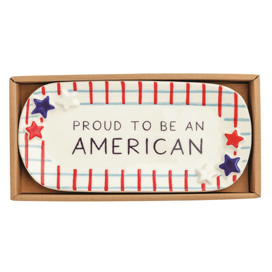 Plaid Americana Everything Tray