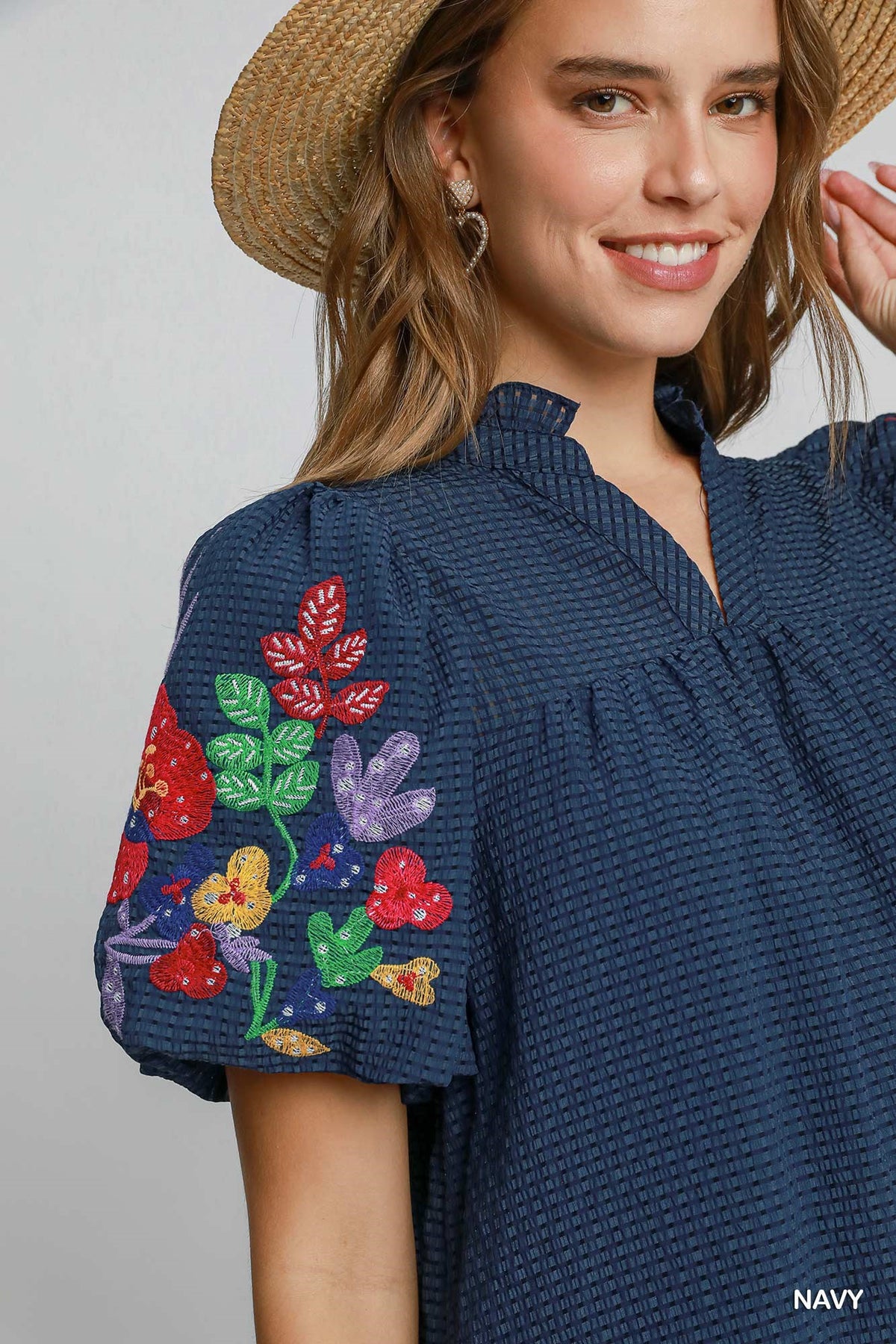 Embroidery Sleeve Dress