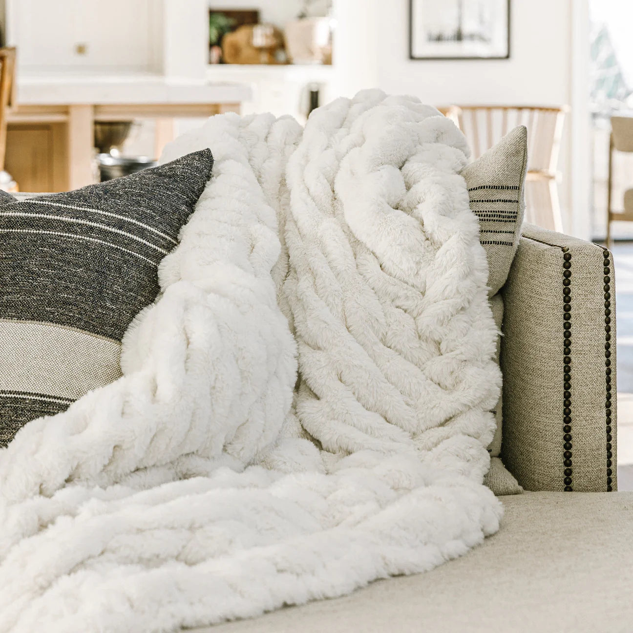 Polar Bear Chic Minky Blanket