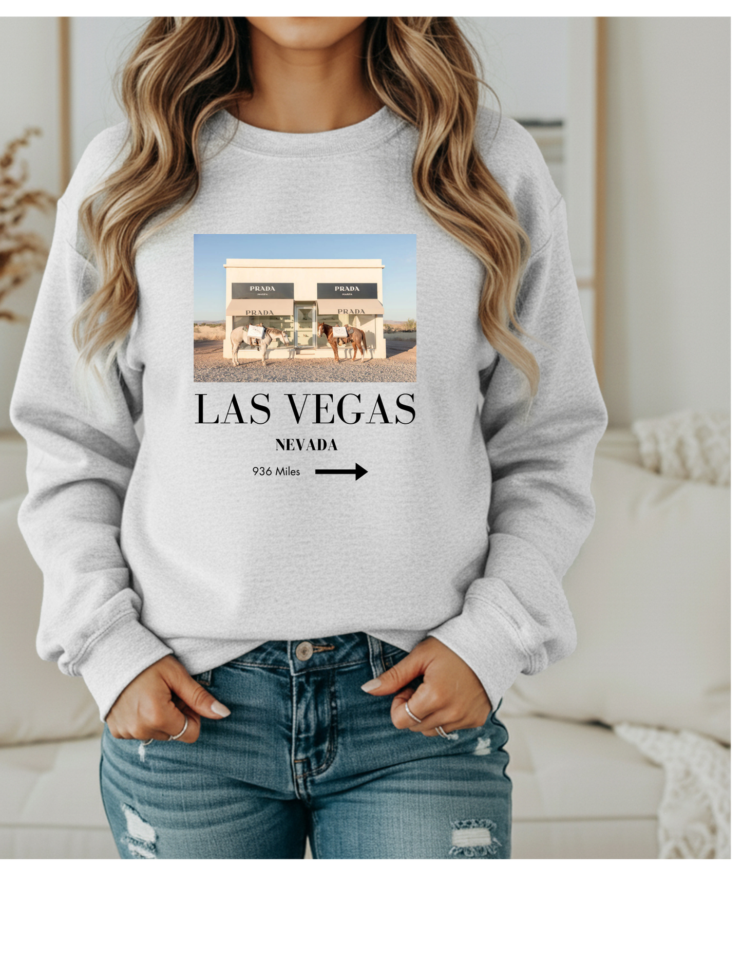Marfa to Las Vegas Sweatshirt