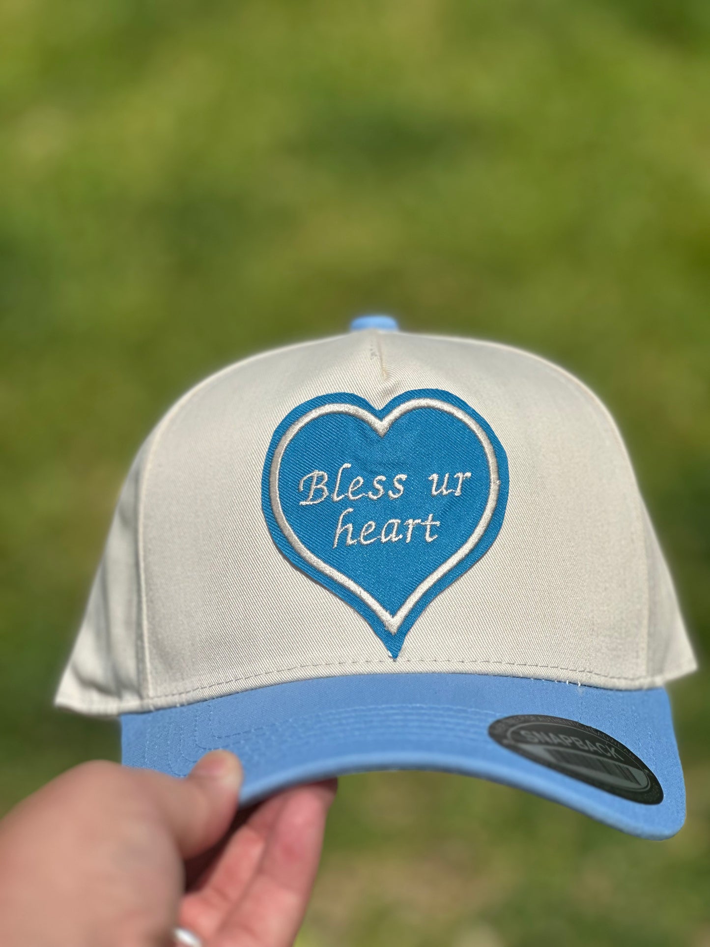 Bless ur heart  baseball hat with southern charm