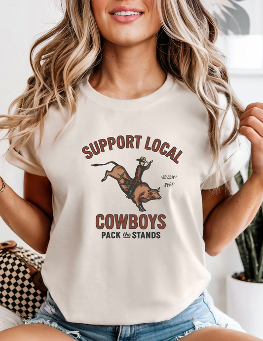 Support Local Cowboys T-Shirt