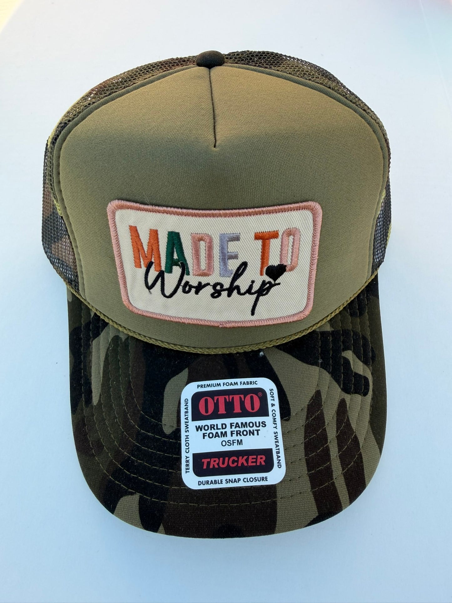 Made To Worship Patch Trucker Hat
