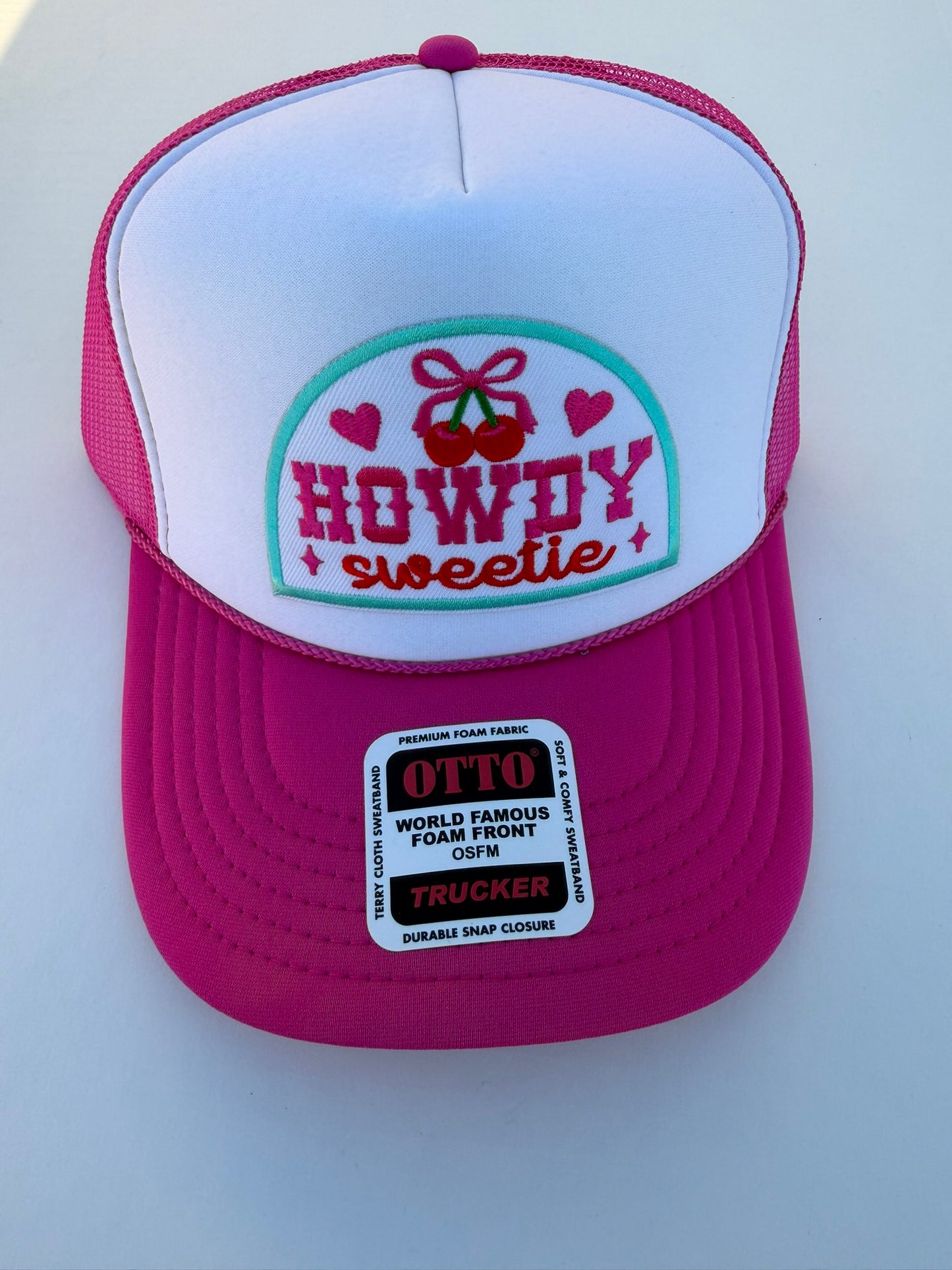 Howdy Sweetie Patch Trucker Hat