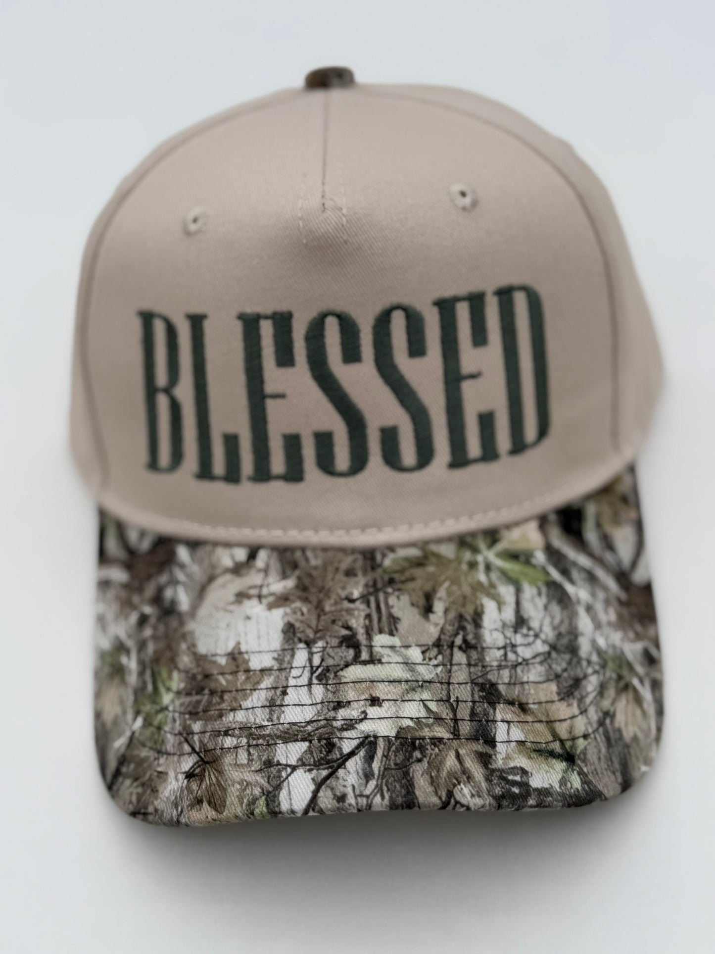 BLESSED Embroidered Snapback Hat