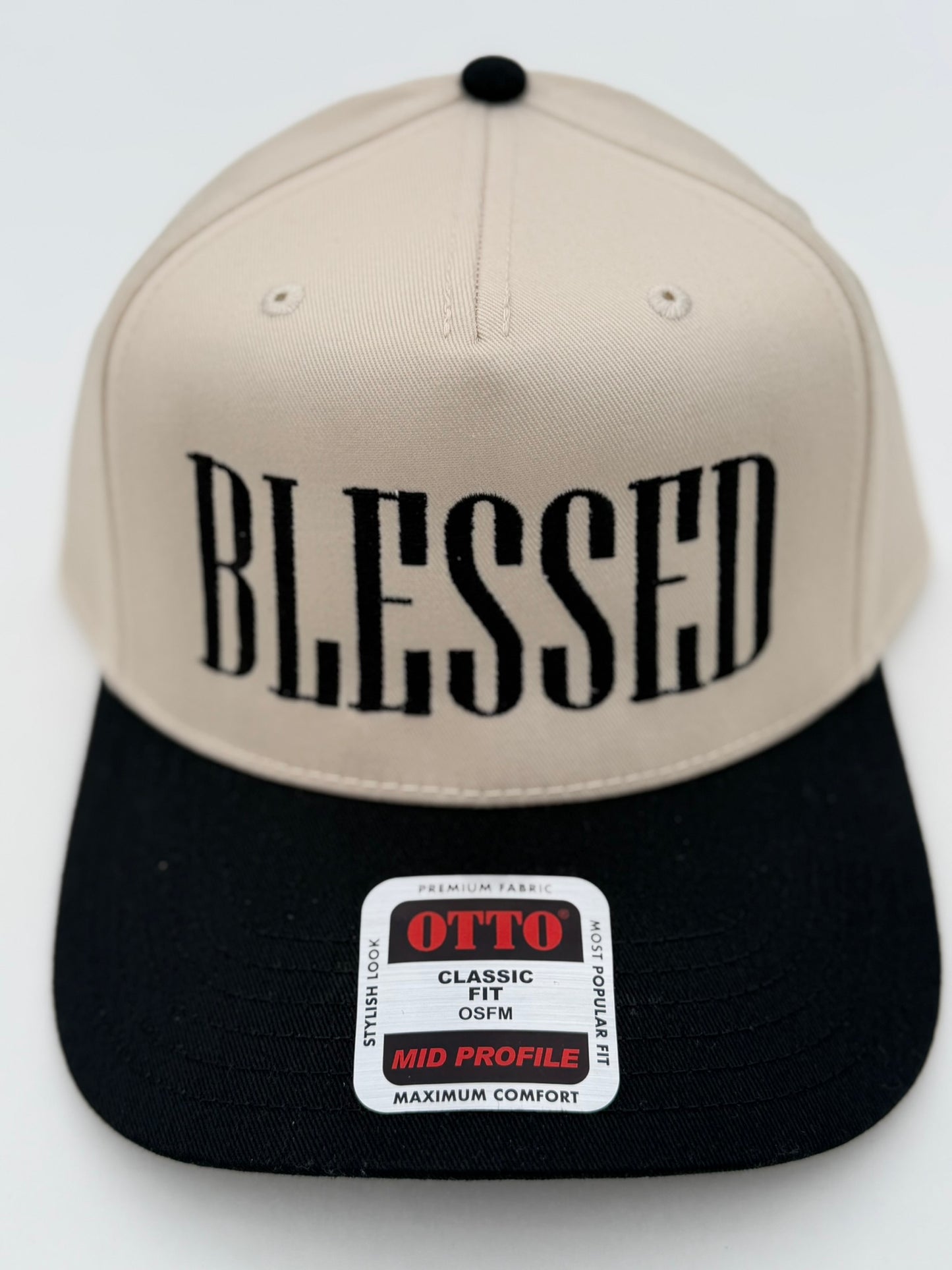 BLESSED Embroidered Snapback Hat