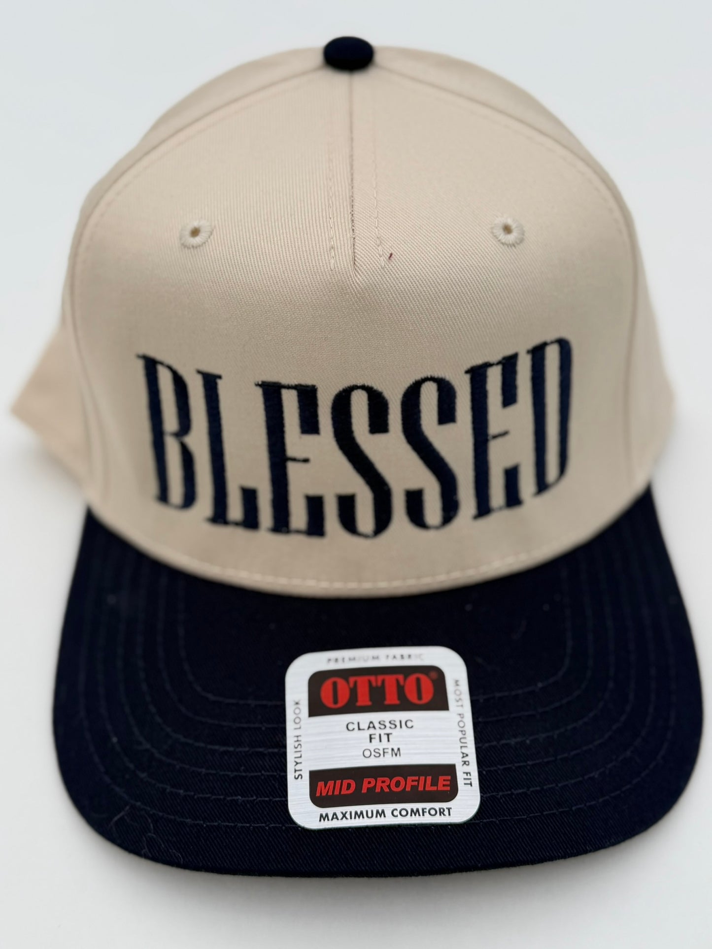 BLESSED Embroidered Snapback Hat