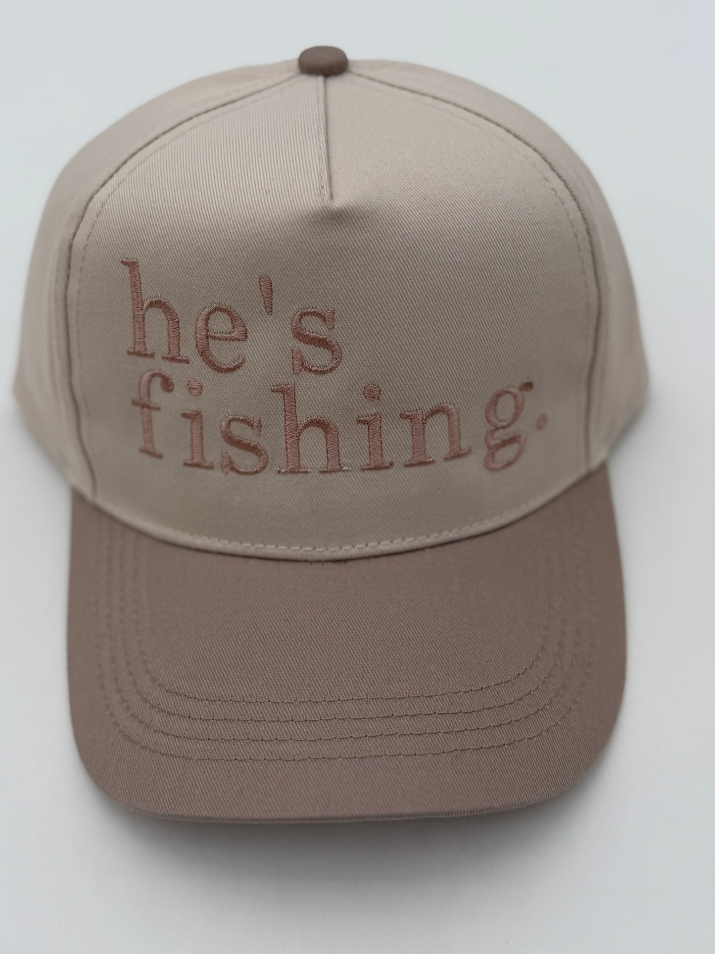 He’s Fishing