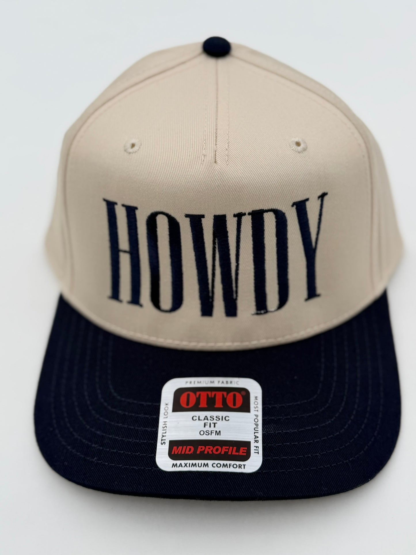 HOWDY Embroidered Snapback Hat