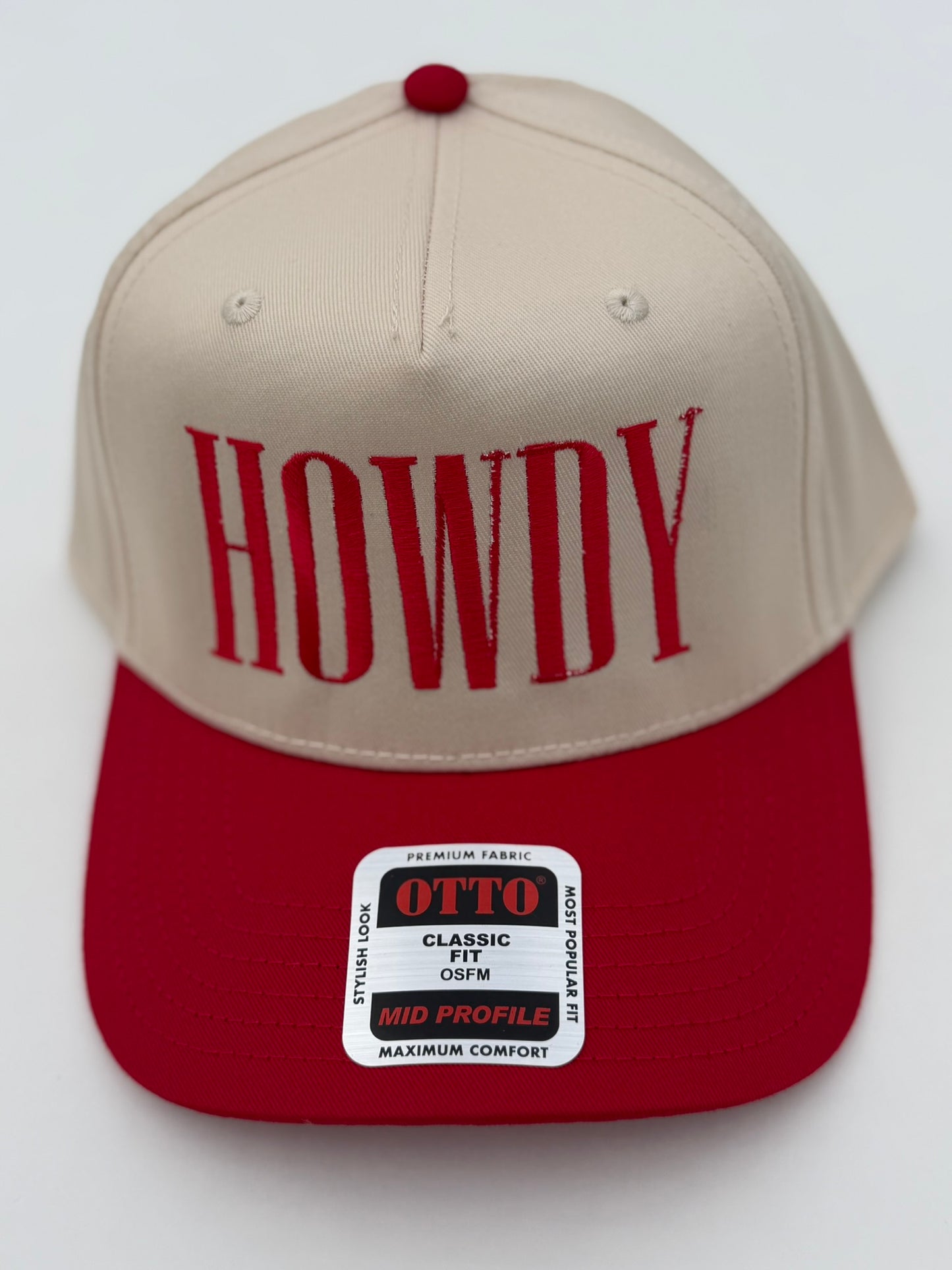 HOWDY Embroidered Snapback Hat