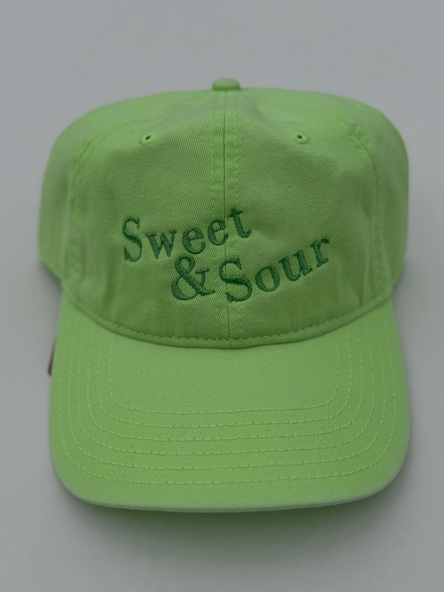 Sweet & Sour Embroidered Pickle Hat