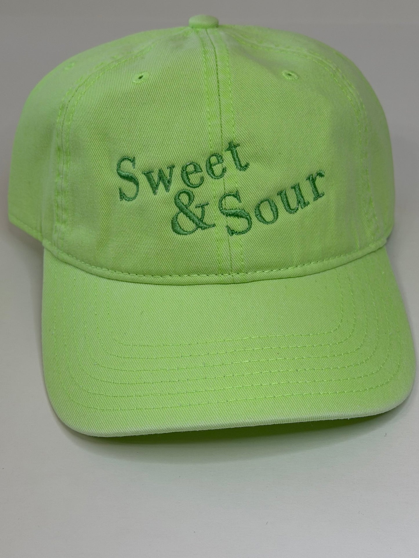 Sweet & Sour Embroidered Pickle Hat