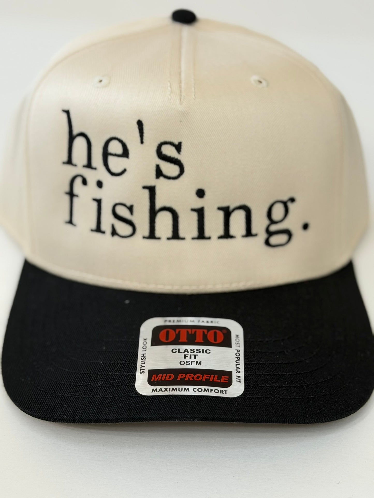 He’s Fishing