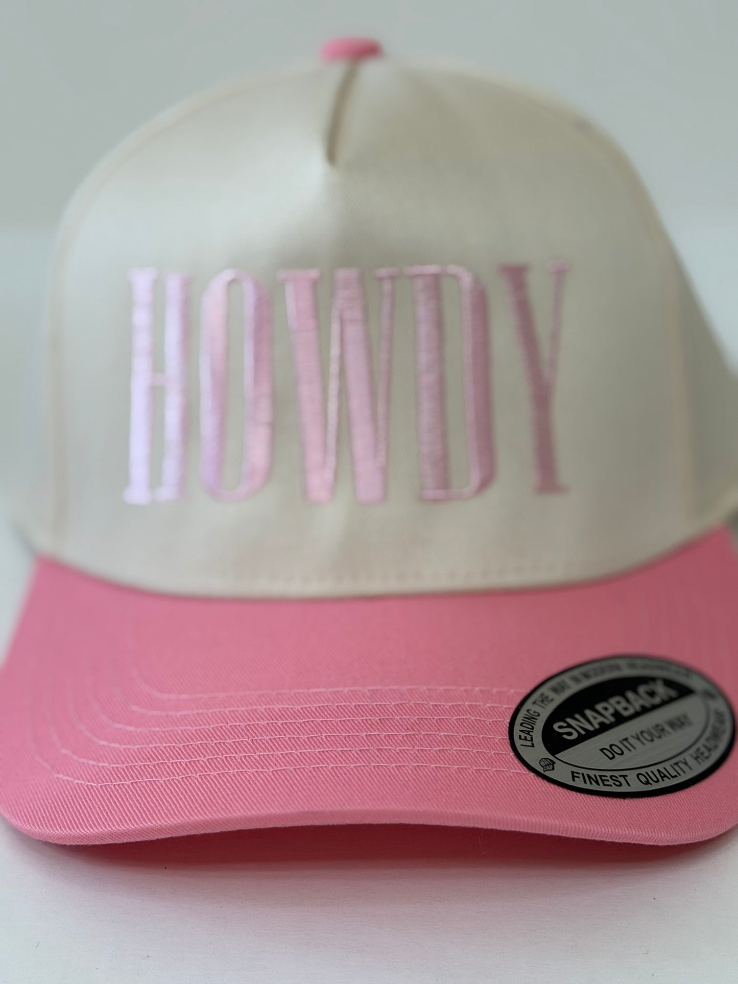 HOWDY Embroidered Snapback Hat