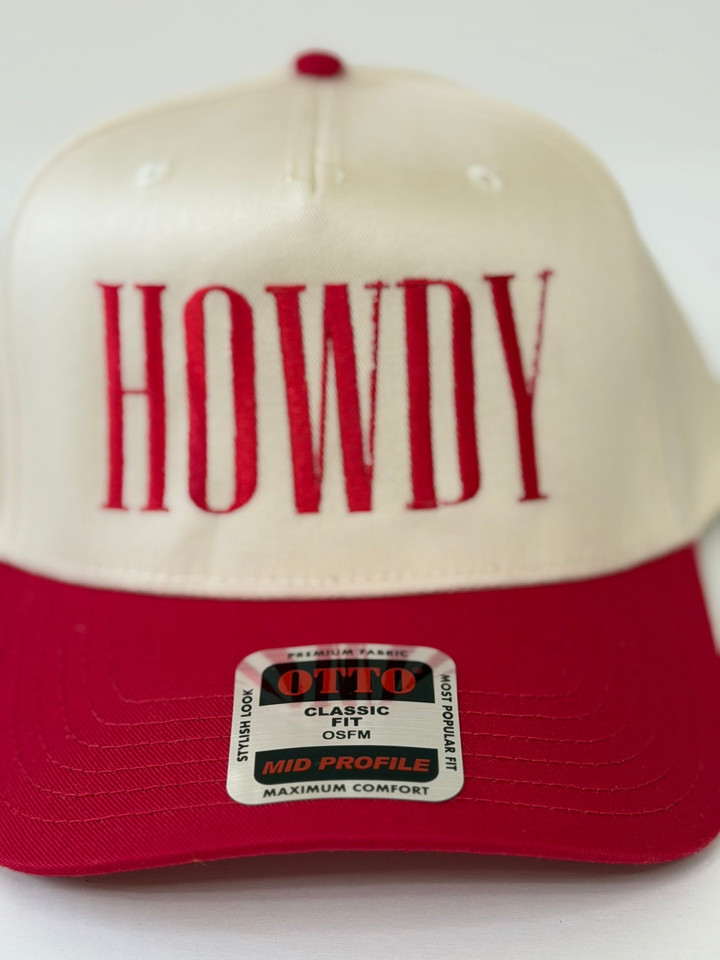 HOWDY Embroidered Snapback Hat