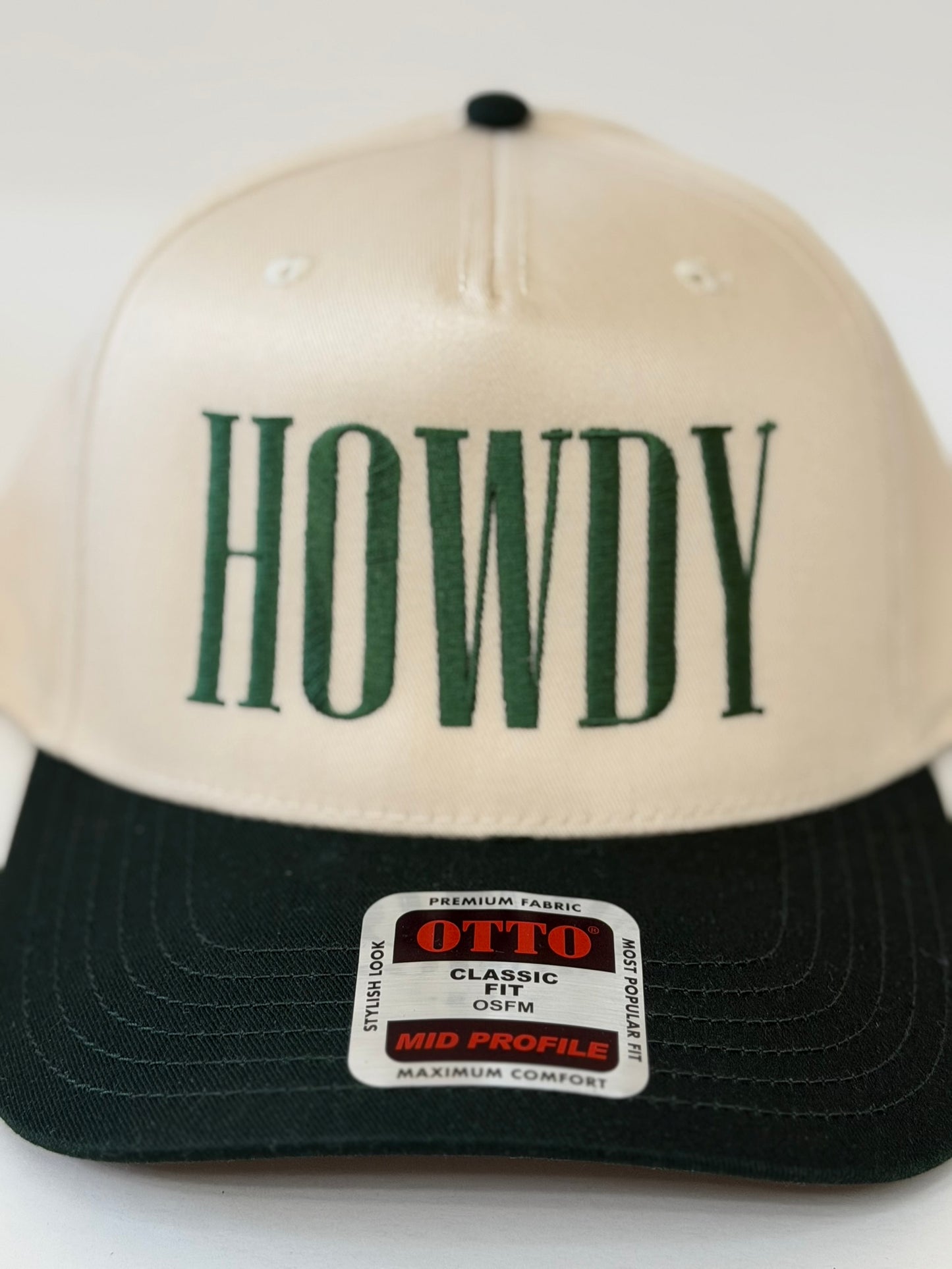HOWDY Embroidered Snapback Hat