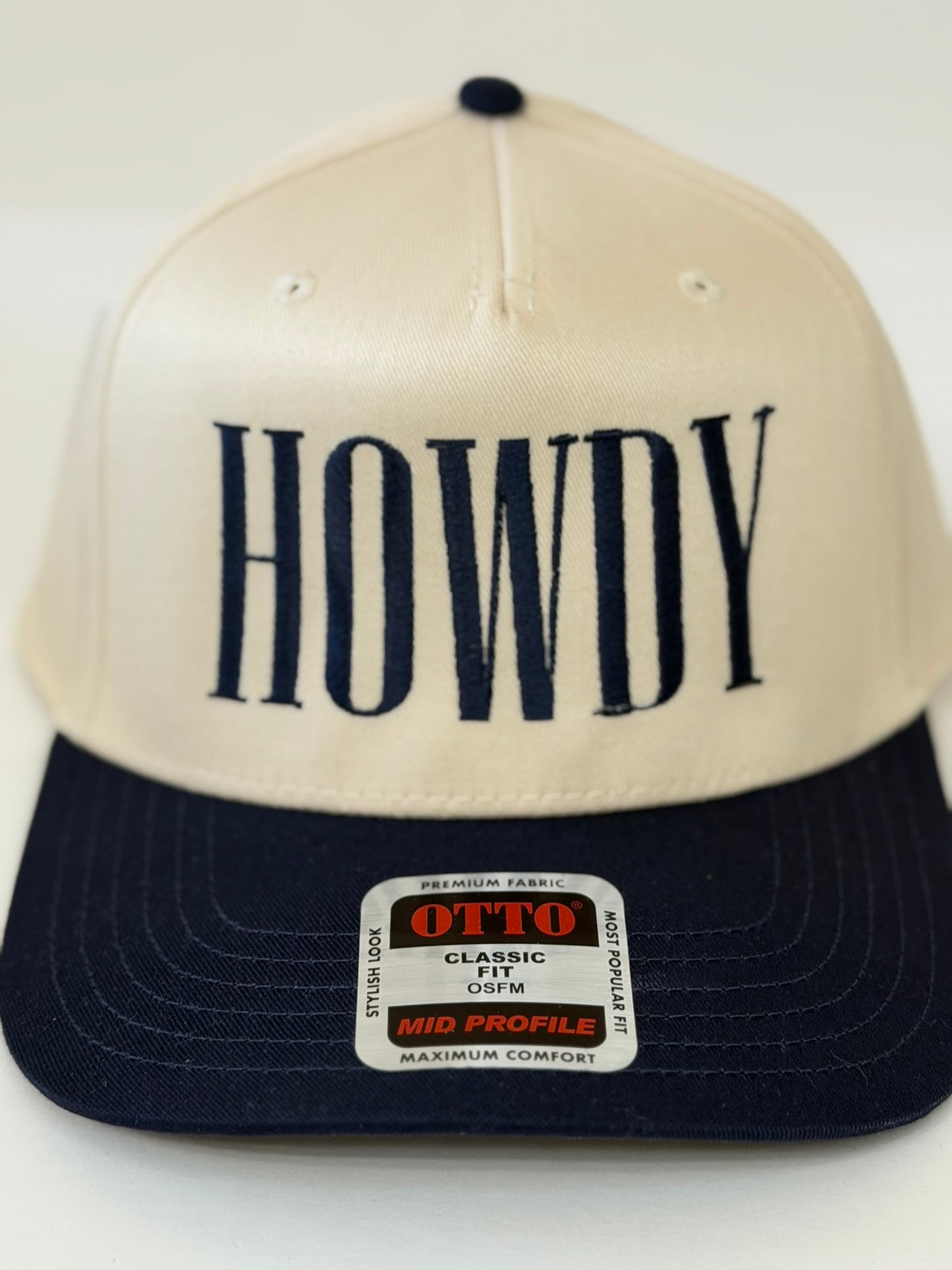 HOWDY Embroidered Snapback Hat