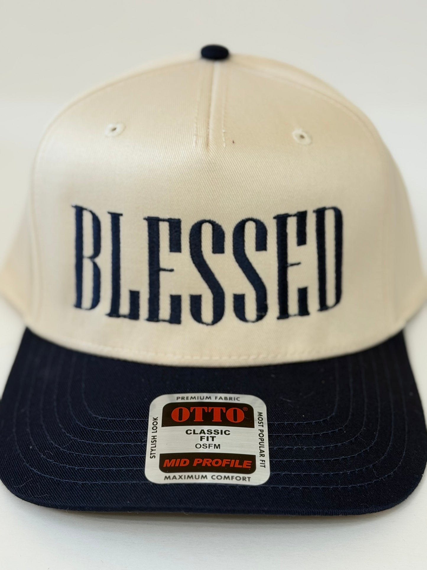 BLESSED Embroidered Snapback Hat