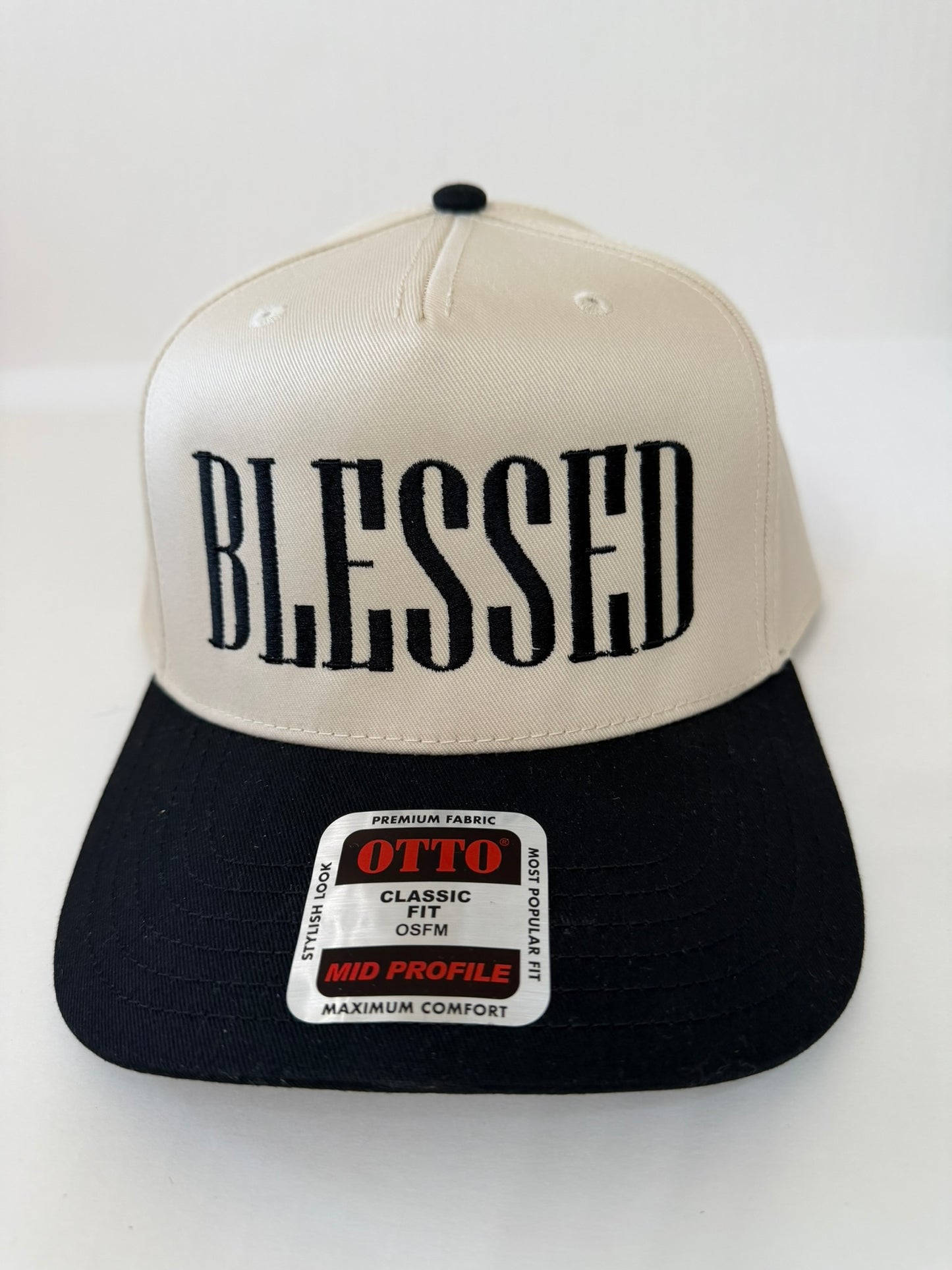 BLESSED Embroidered Snapback Hat