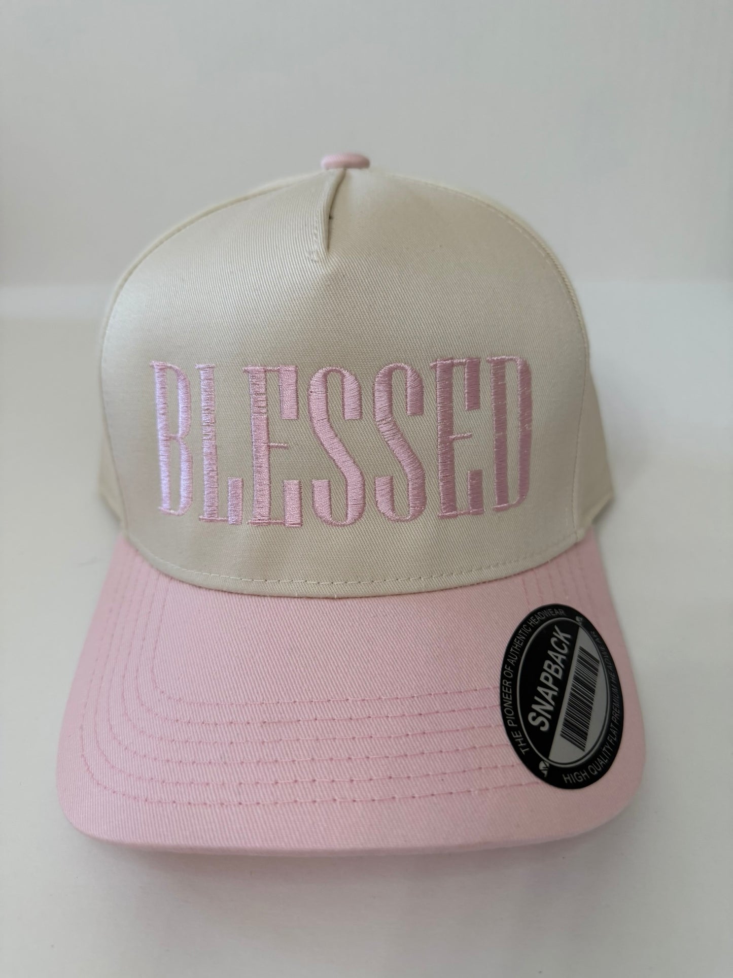 BLESSED Embroidered Snapback Hat