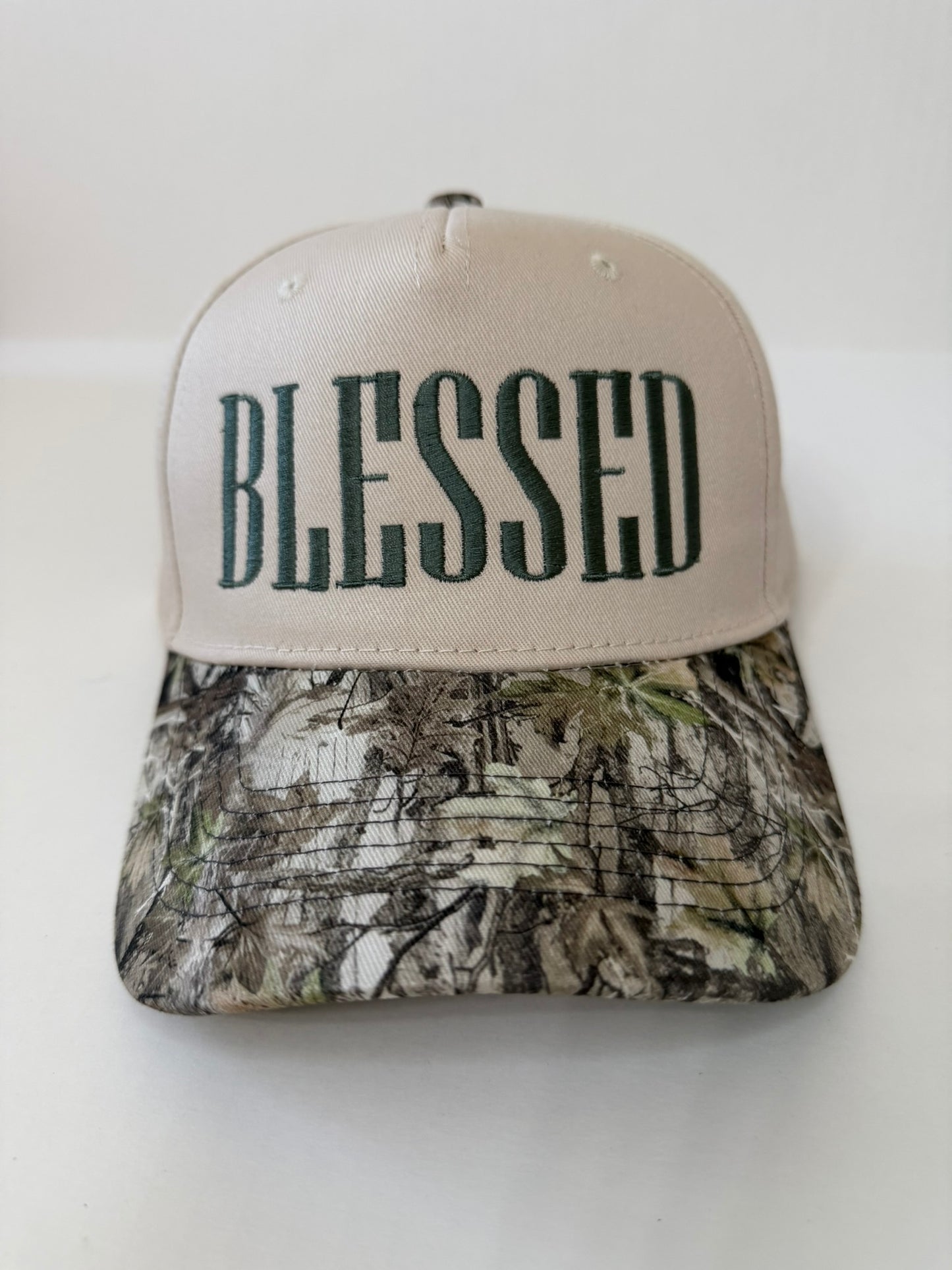BLESSED Embroidered Snapback Hat