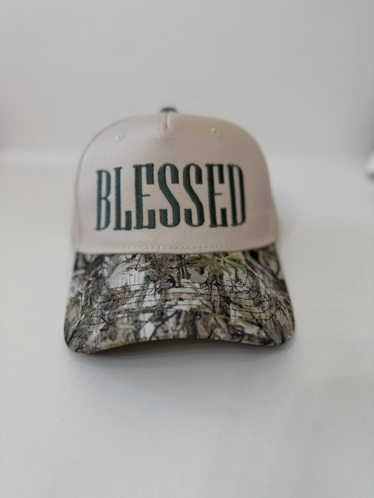 BLESSED Embroidered Snapback Hat