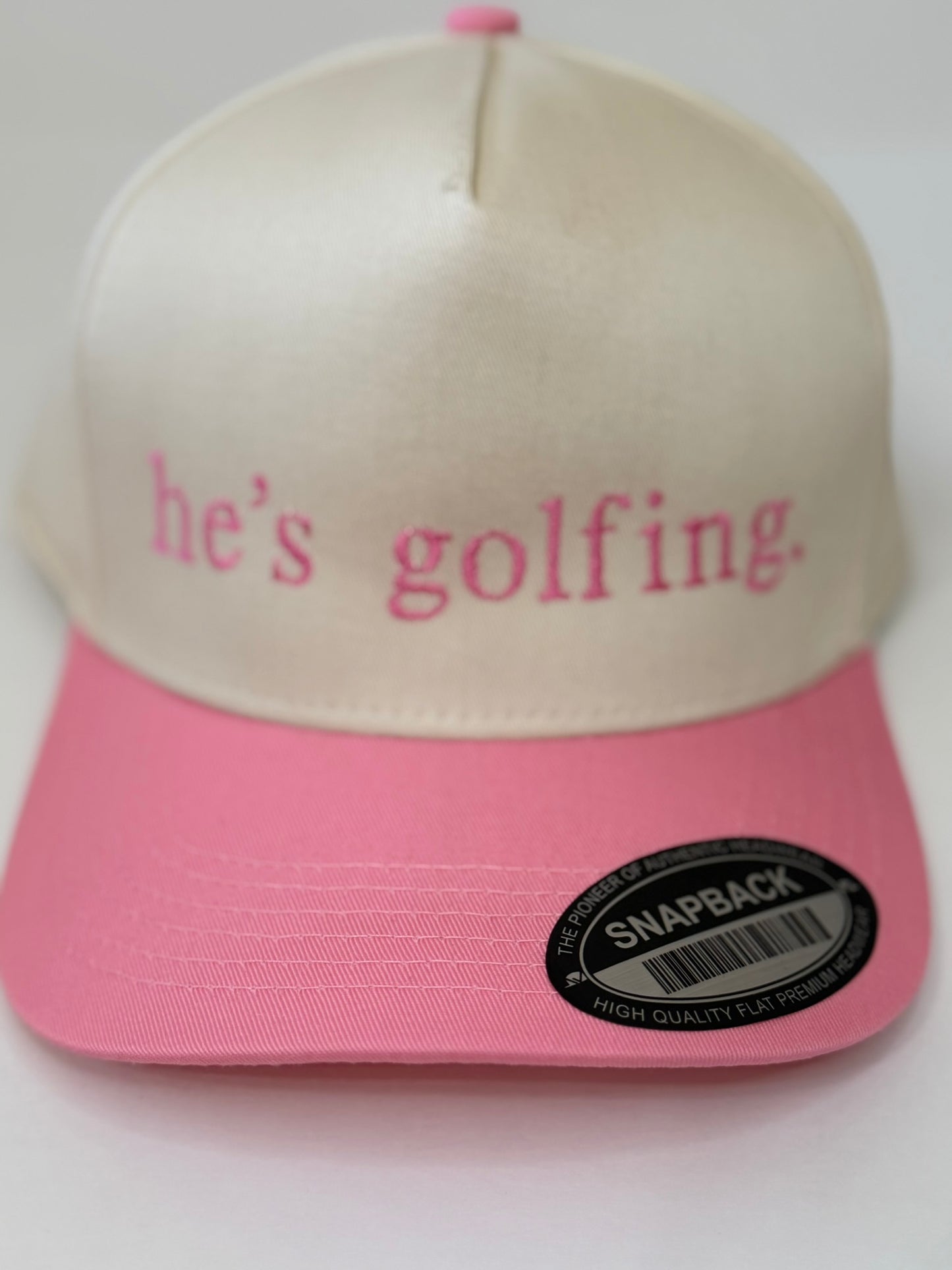 “He’s Golfing.” Snapback Hat