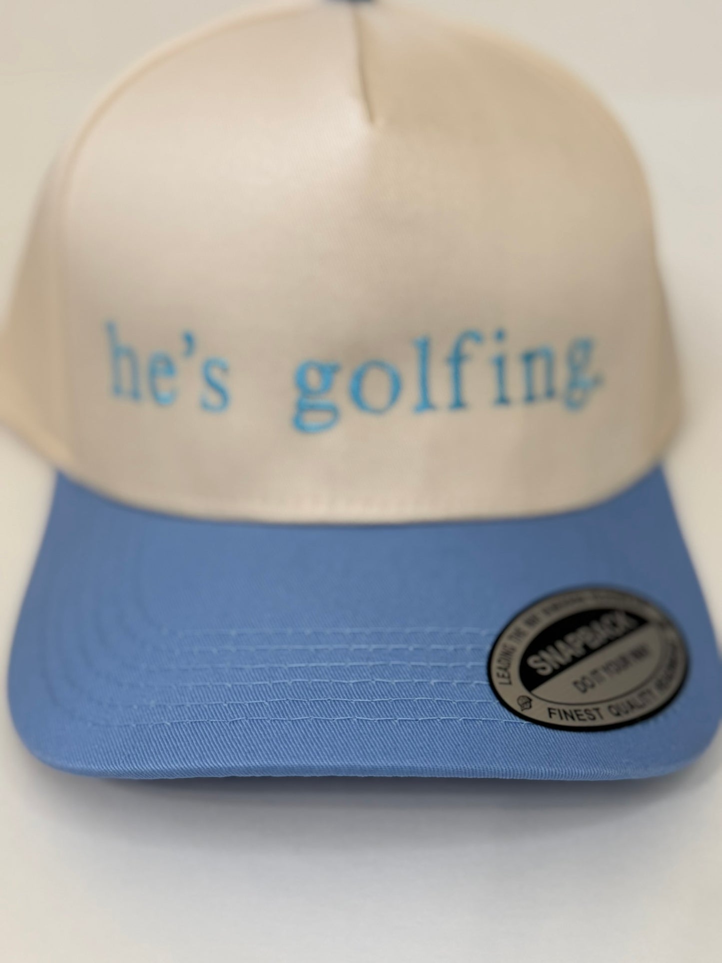 “He’s Golfing.” Snapback Hat
