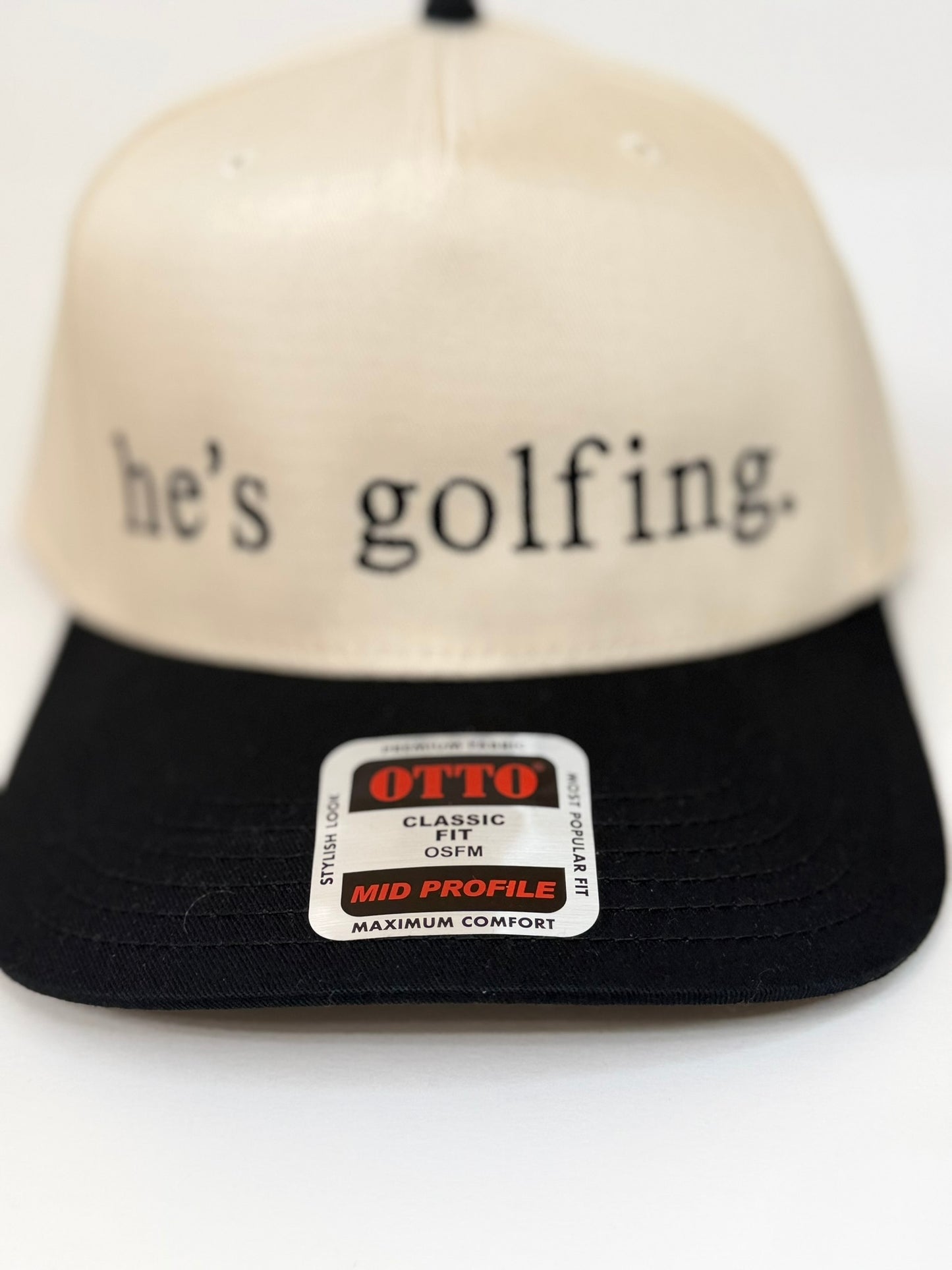 “He’s Golfing.” Snapback Hat
