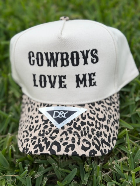 Cowboys Love Me Canvas Hat
