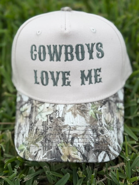 Cowboys Love Me Canvas Hat