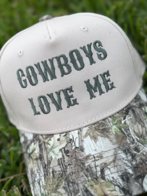 Cowboys Love Me Canvas Hat