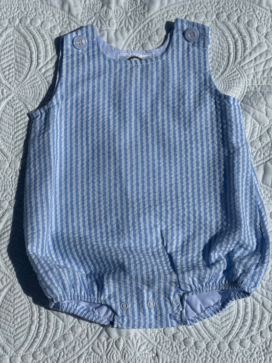 Seersucker Sun Bubble - Baby Blue