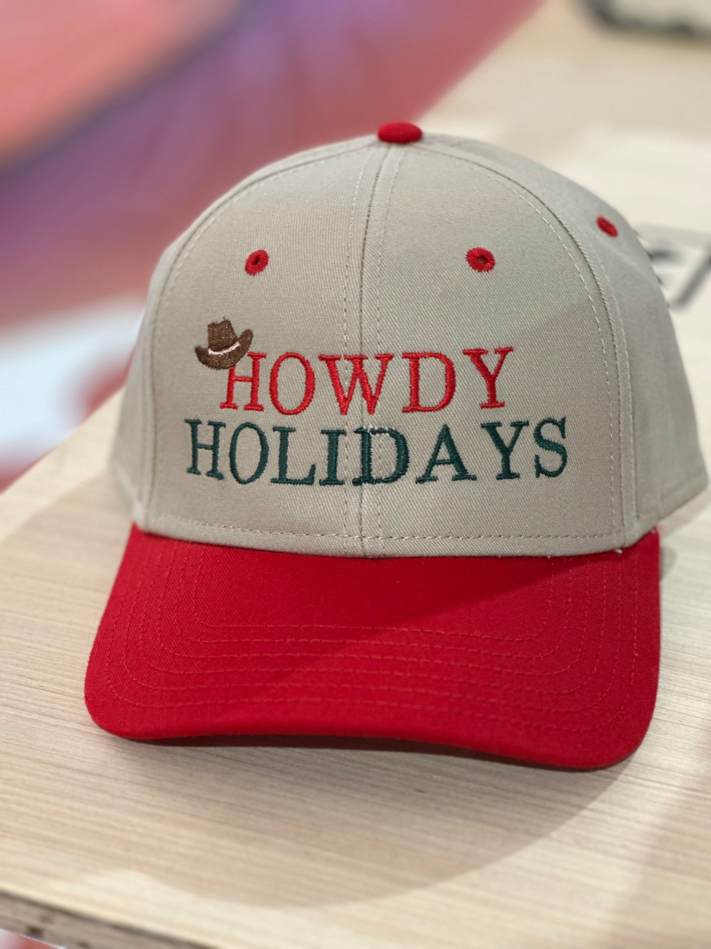 Cowboy Christmas Howdy Holidays Hat – Festive Western Vibes