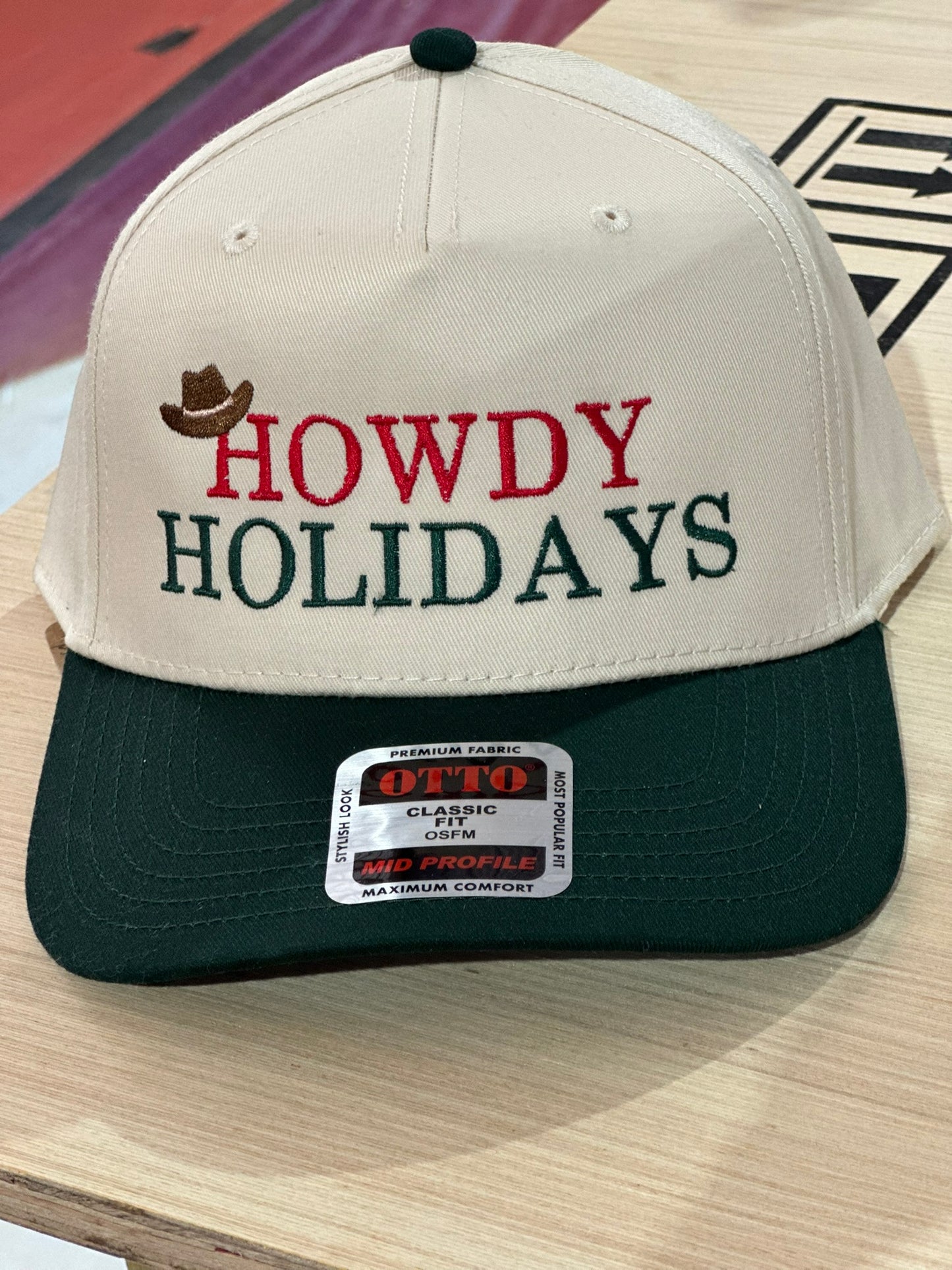 Cowboy Christmas Howdy Holidays Hat – Festive Western Vibes
