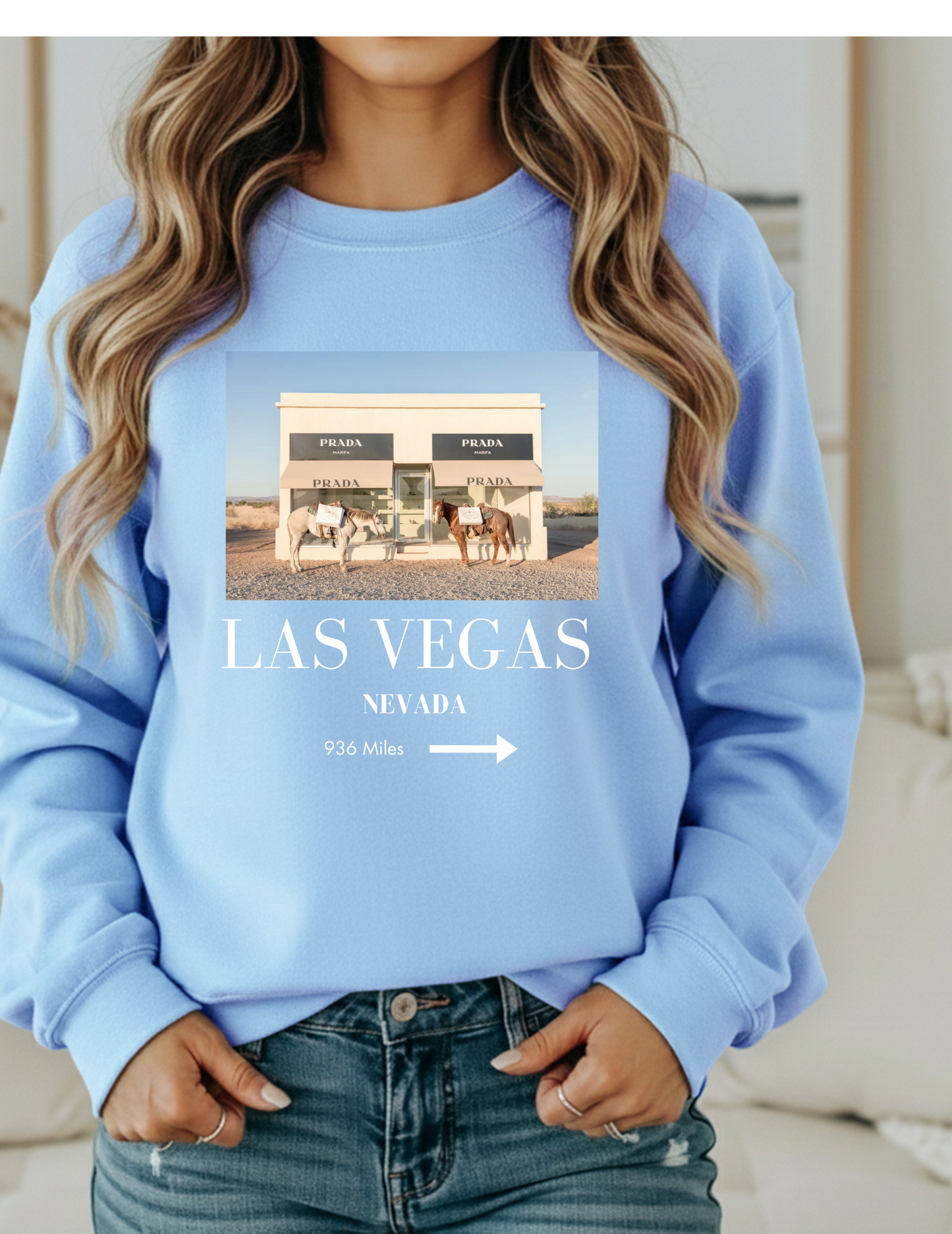Marfa to Las Vegas Sweatshirt