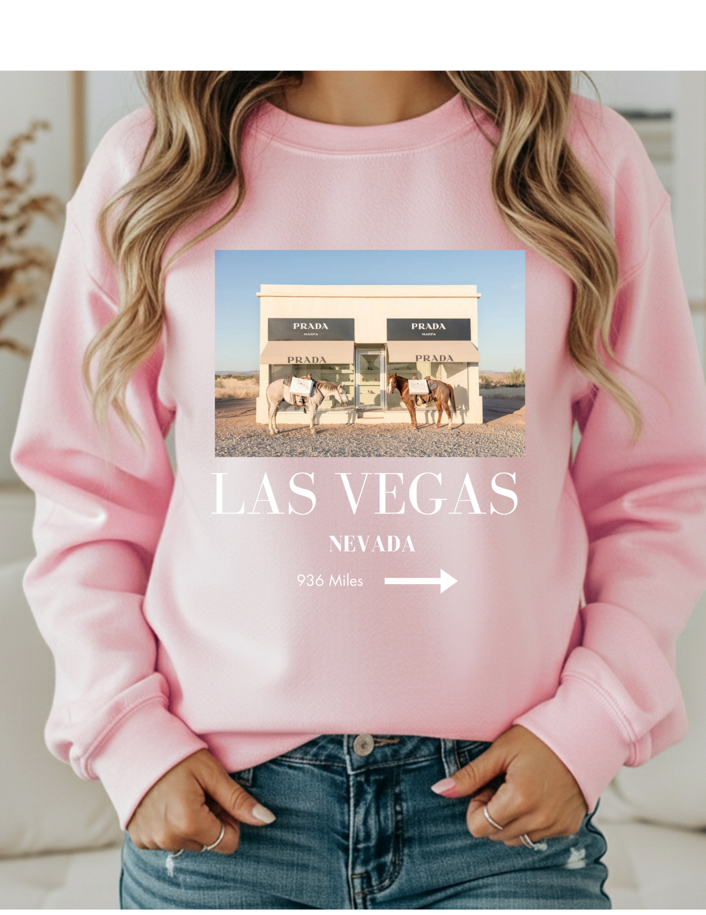 Marfa to Las Vegas Sweatshirt