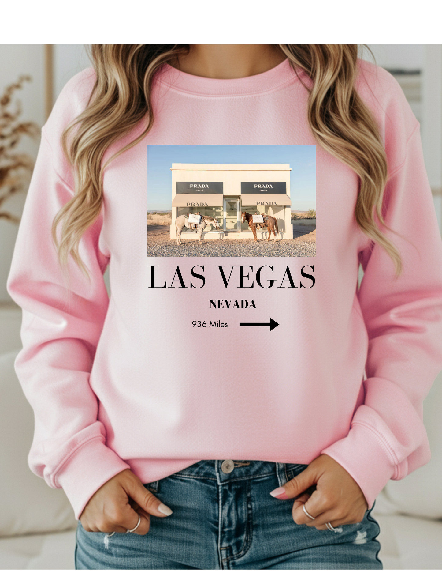 Marfa to Las Vegas Sweatshirt
